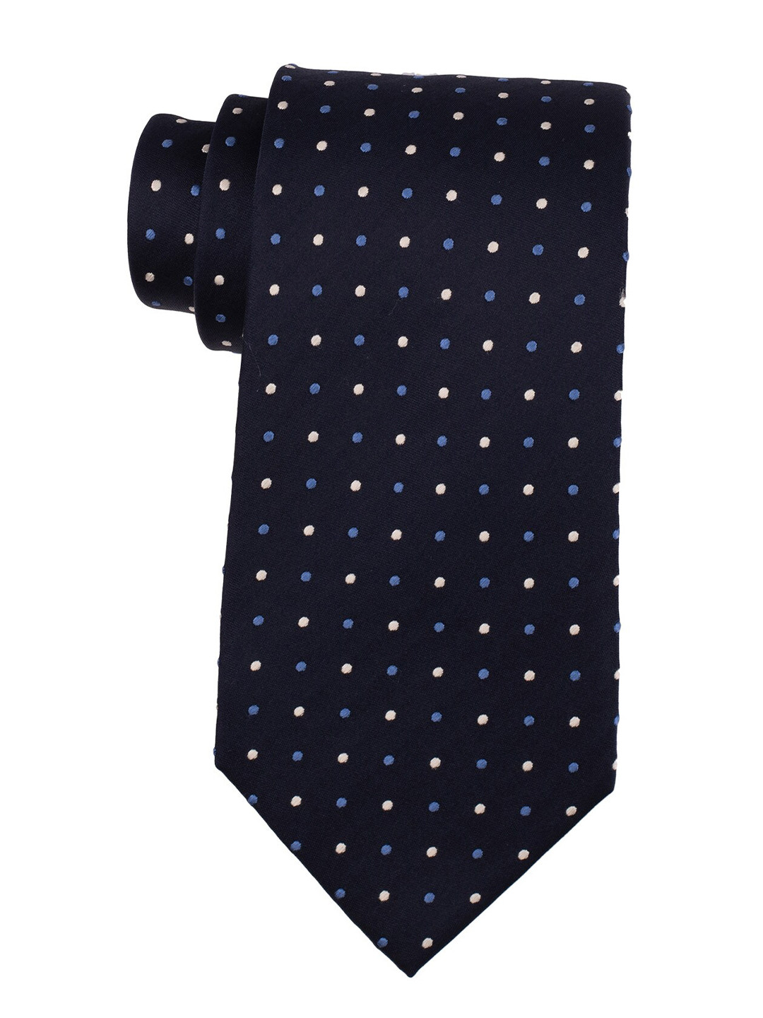

The Tie Hub Men Navy Blue & Blue Printed Broad Tie