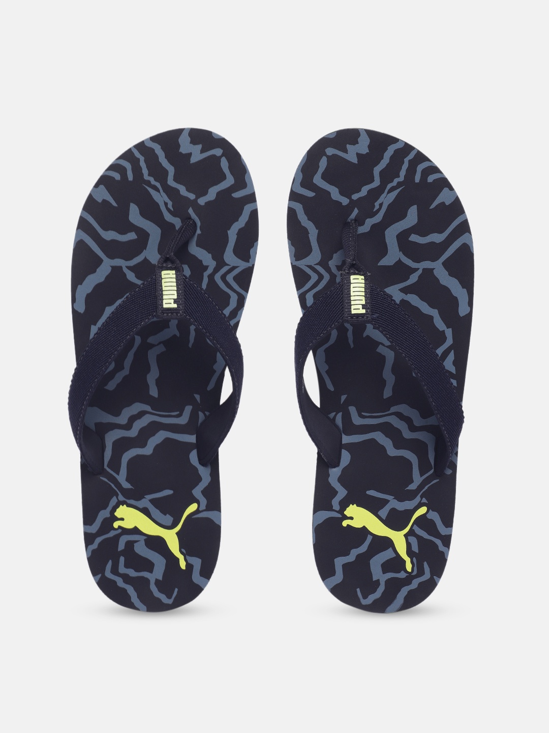 

Puma Men Blue Printed Thong Flip-Flops