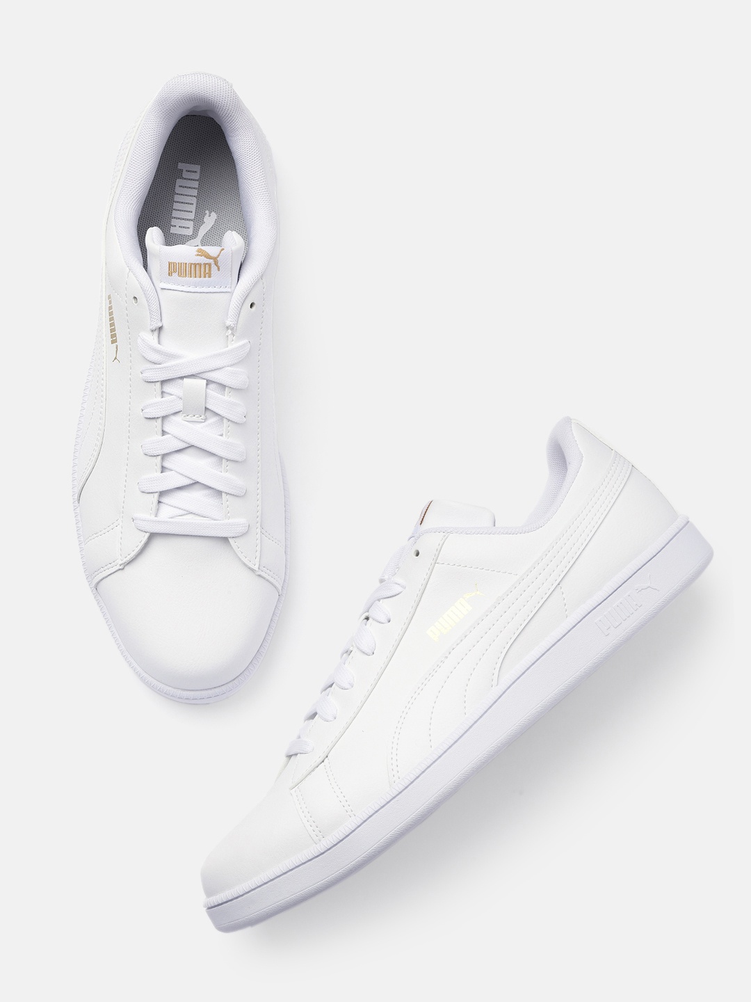 

Puma Unisex White Up Baseline Sneakers