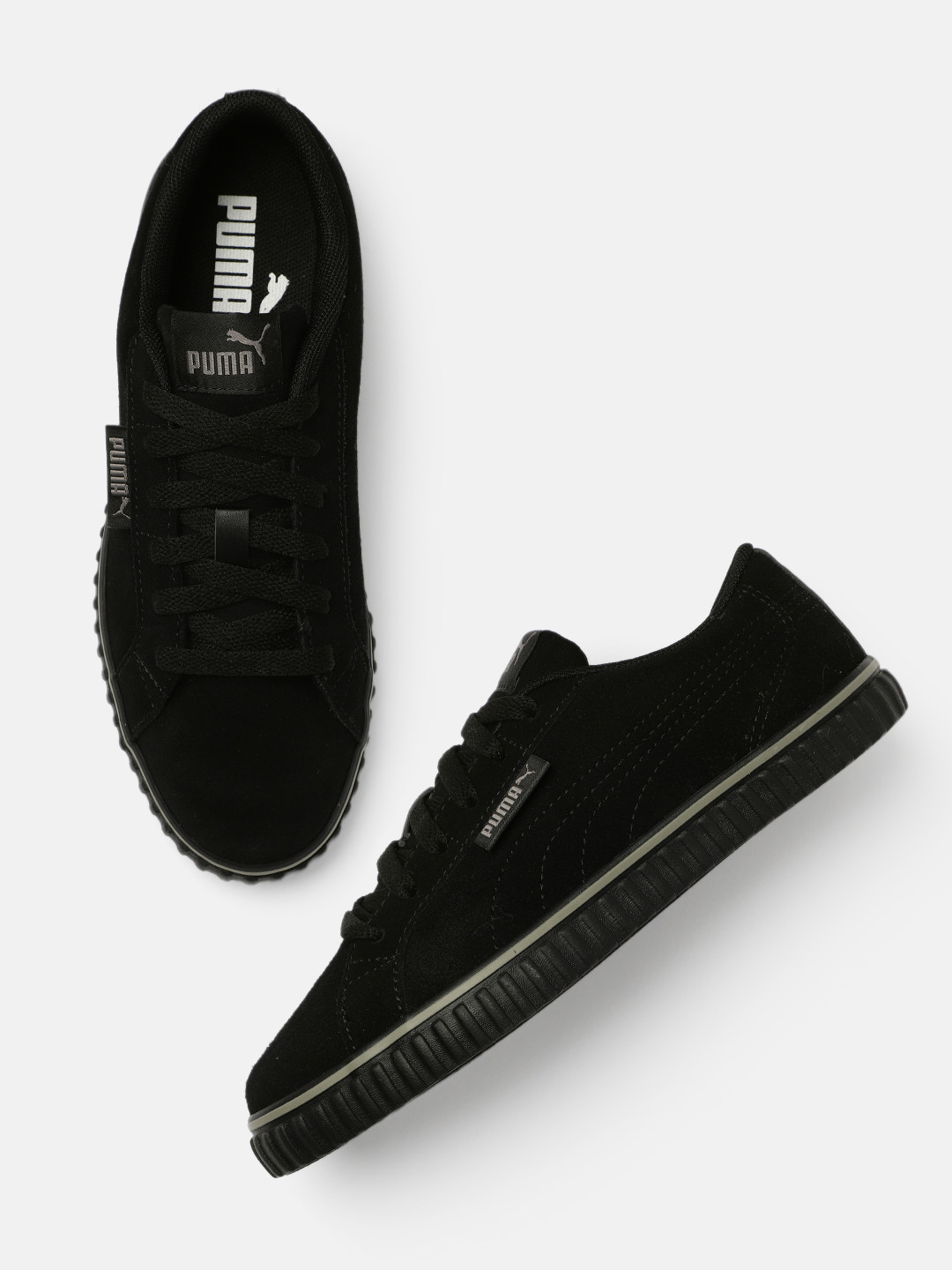 

Puma Unisex Black Suede Ever Lopro SD Sneakers