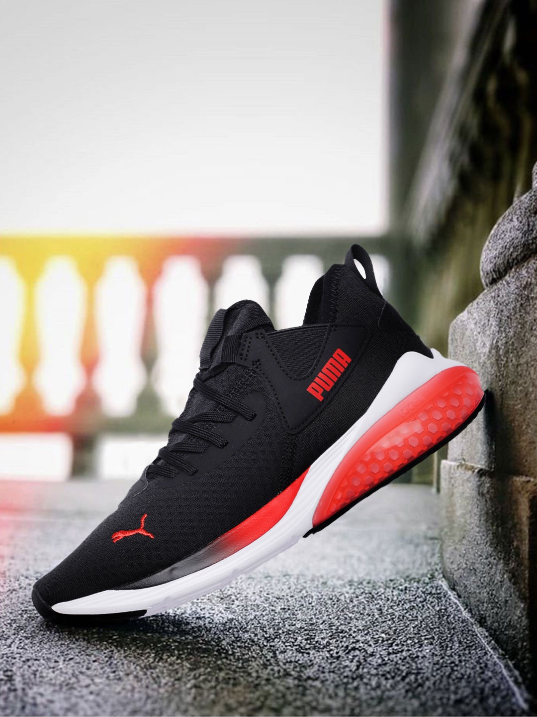 

Puma Men Black Cell Vive Elevate Running Shoes