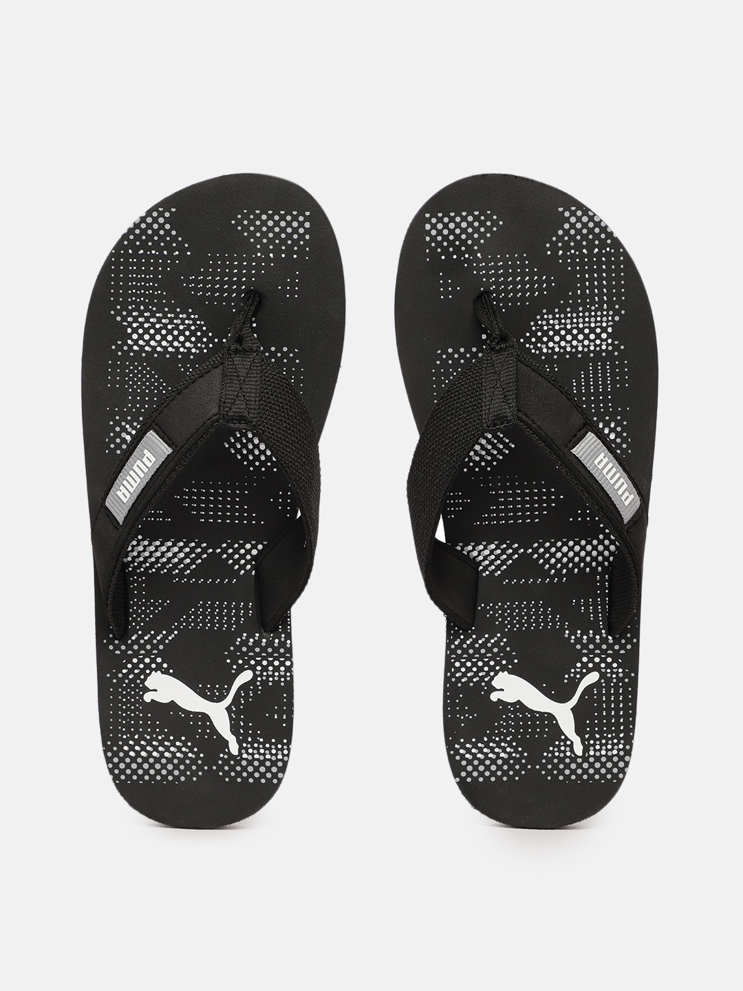 

Puma Unisex Black Contour V1 Thong Flip-Flops