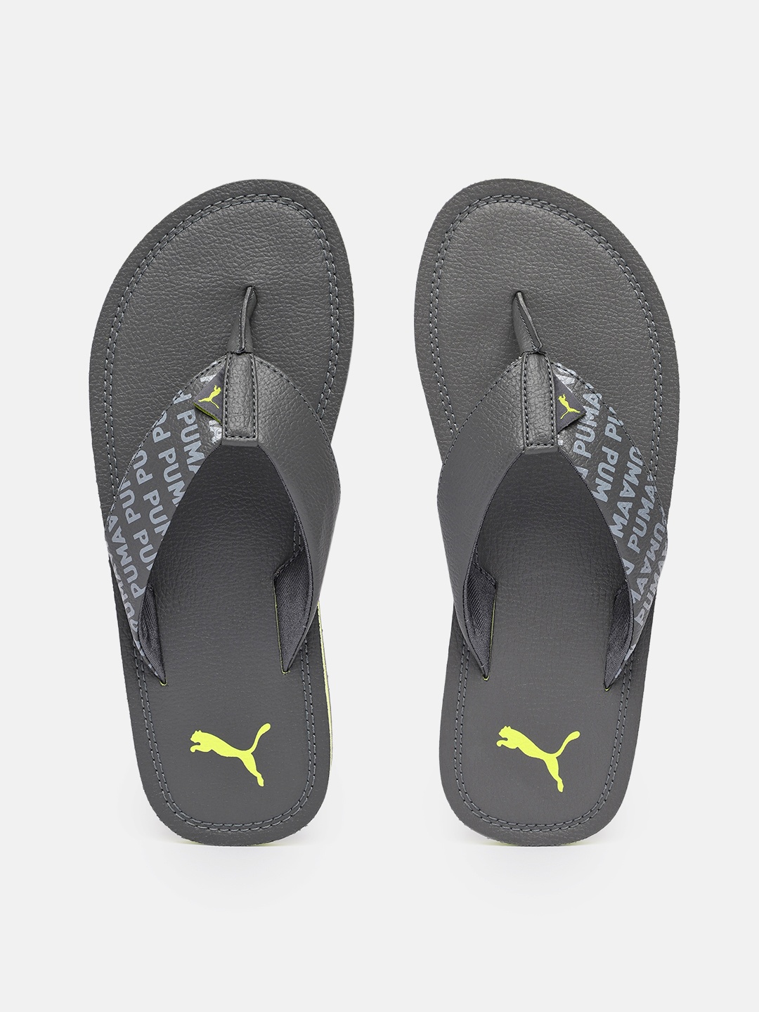 

Puma Men Grey Solid Comfort Sandals