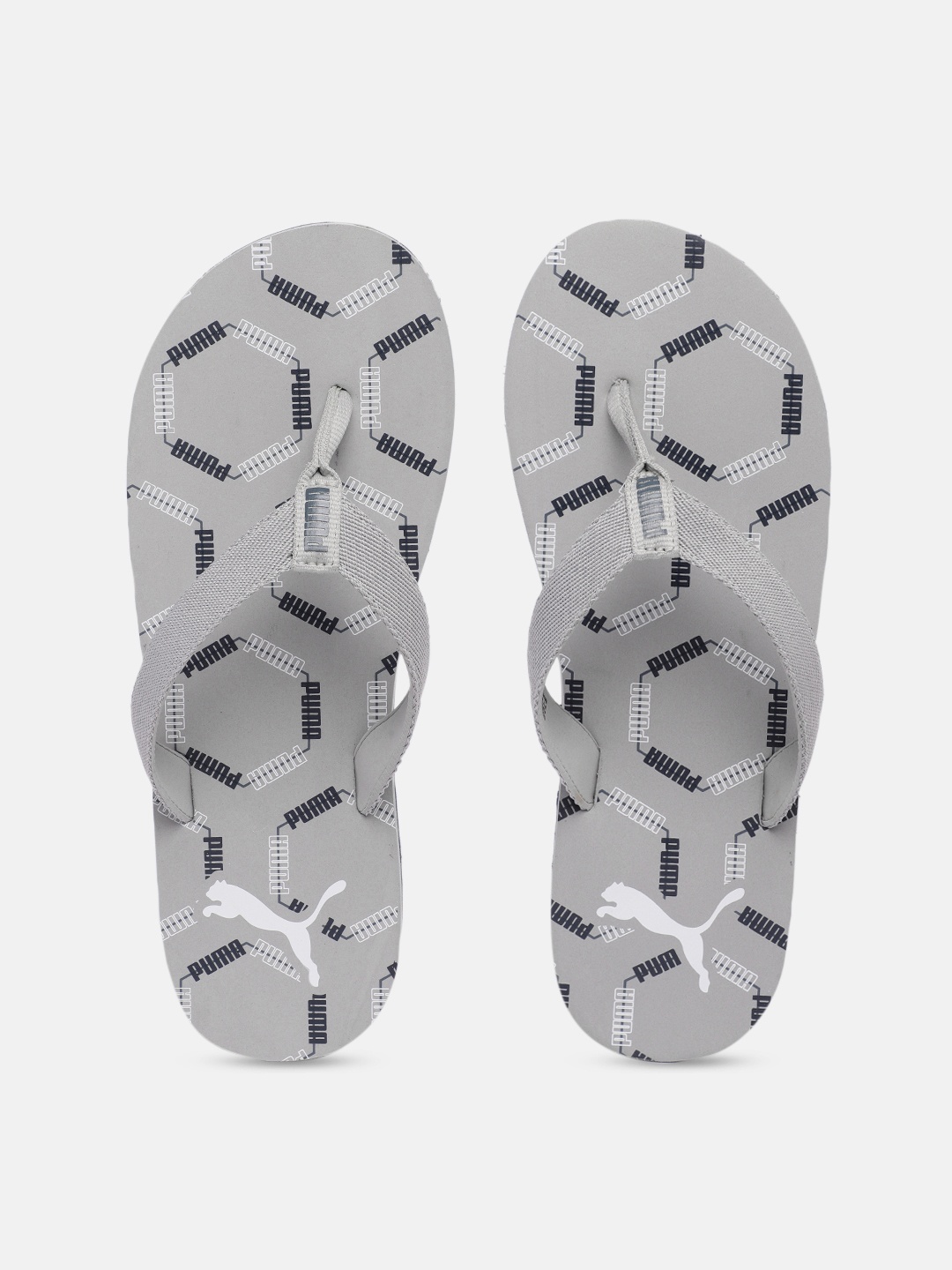 

Puma Men Grey Comfy Printed Thong Flip-Flops