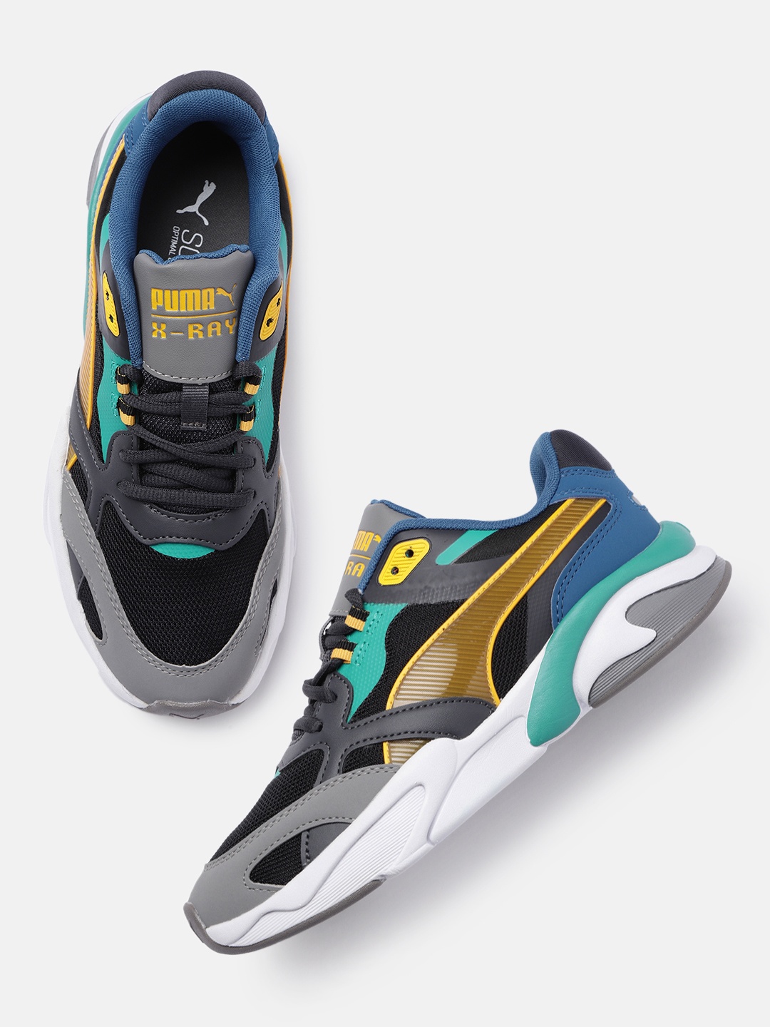 

Puma Unisex Black Colourblocked Regular X-Ray Lite Millenium Casual Sneakers