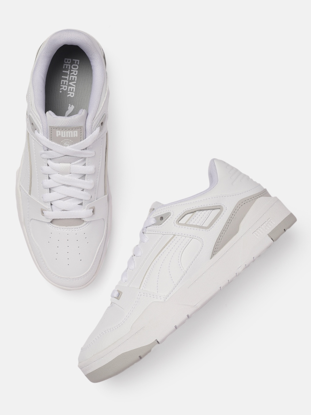 

Puma Unisex White Slipstream RE:Style Perforations Sneakers