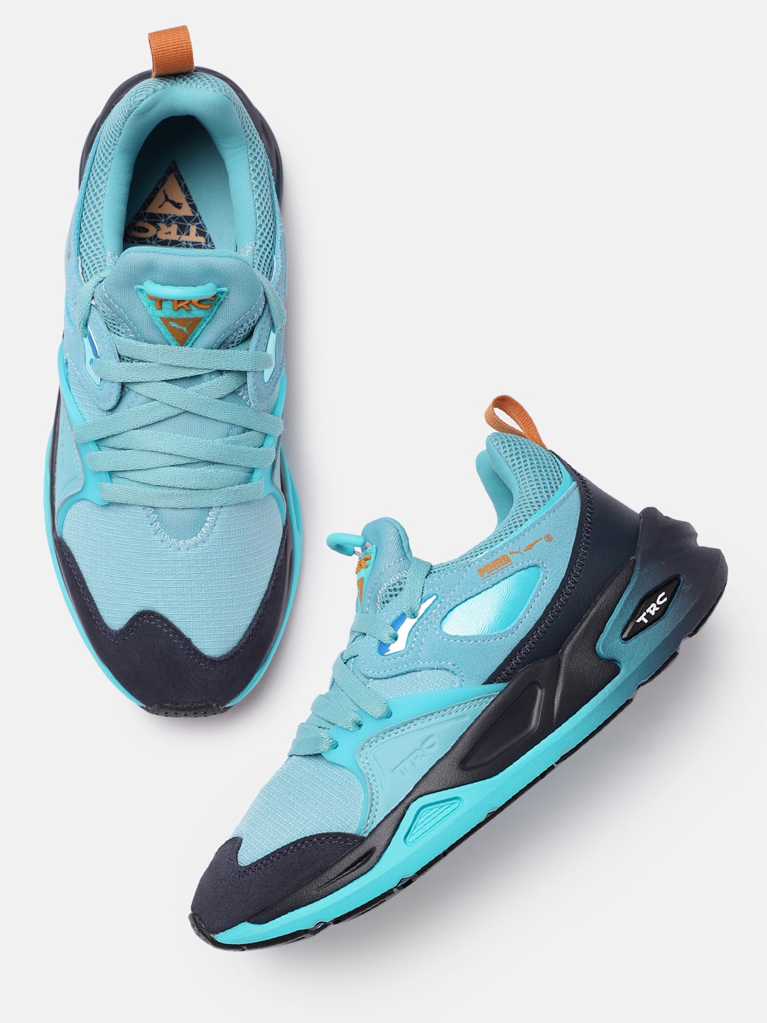 

Puma Unisex Blue Solid Sneakers