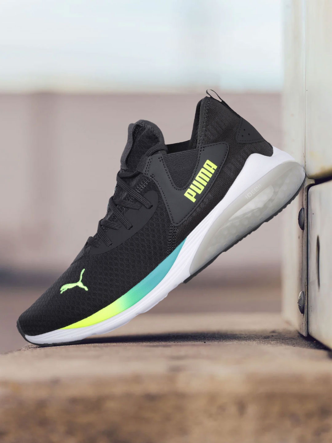 

Puma Men Grey Cell Vive Elevate Running Shoes