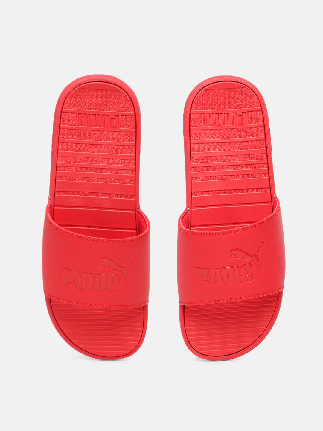 

Puma Unisex Red Cool Cat Sliders