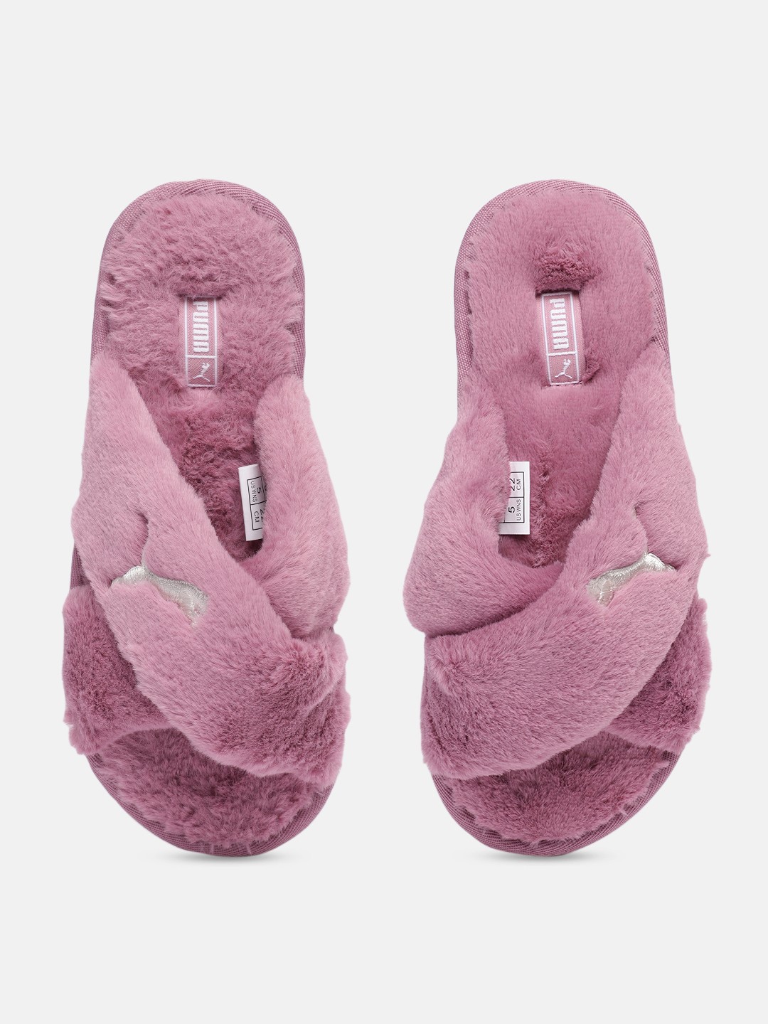 

Puma Women Purple Fluff X Strap Open Toe Flats