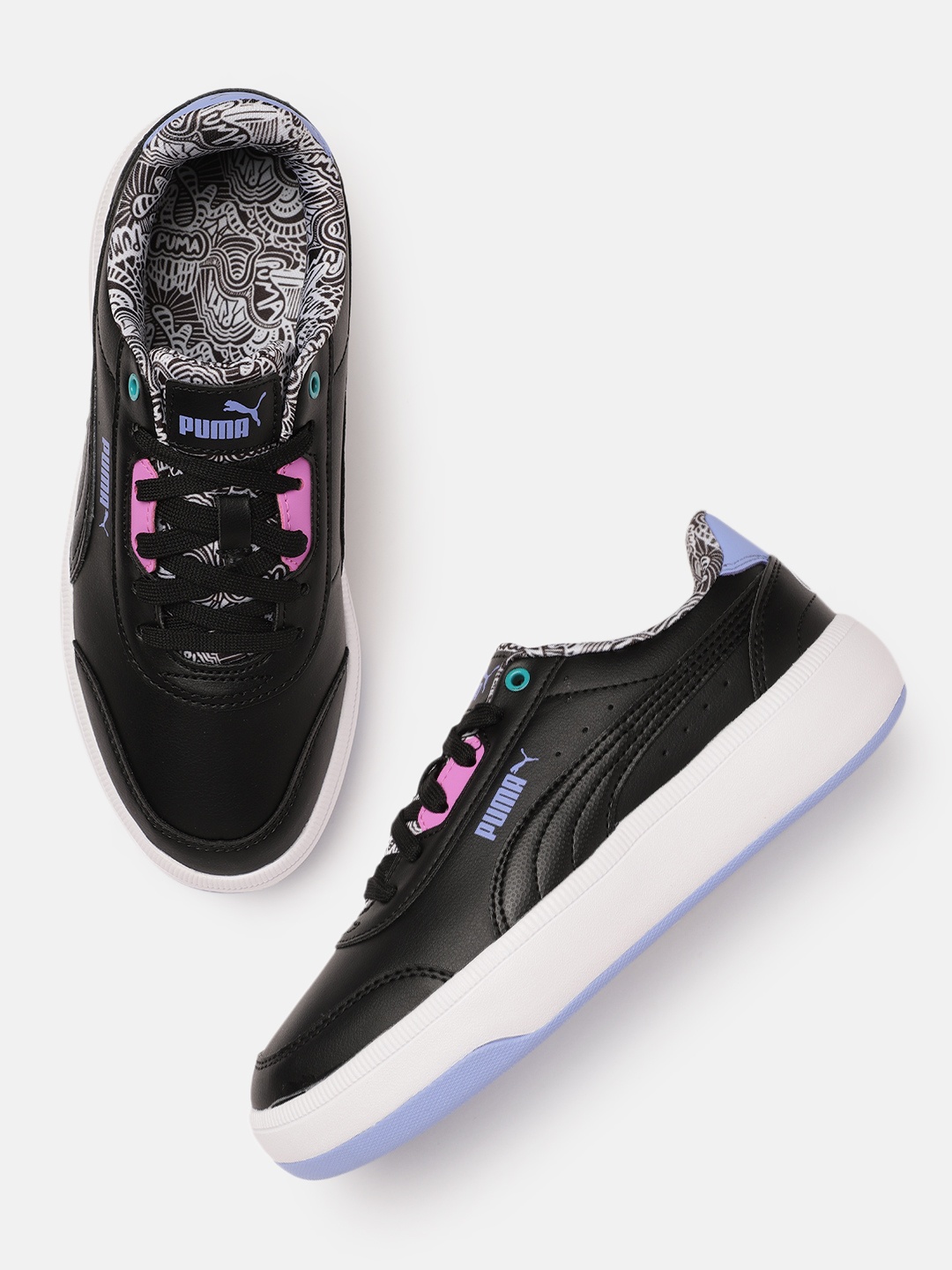 

Puma Women Black Tori Me Happy Sneakers