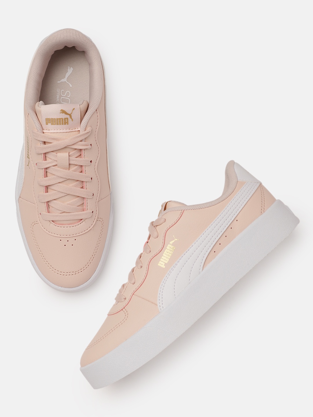 

Puma Women Pink Skye Clean Sneakers