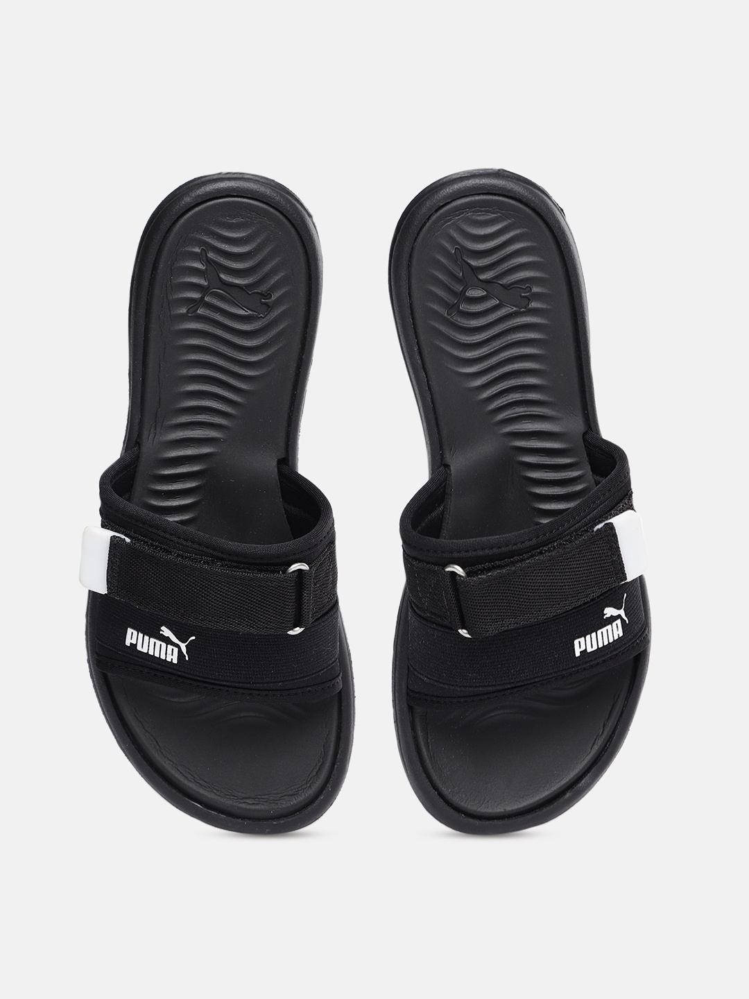 

Puma Women Black Solid Sliders