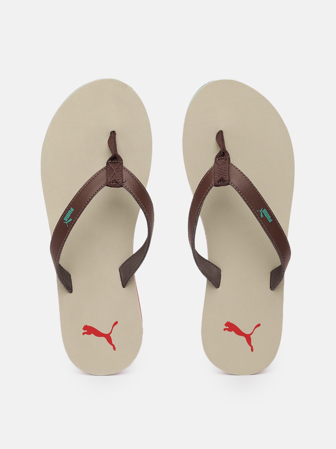 

Puma Women Beige Solid Thong Flip-Flops