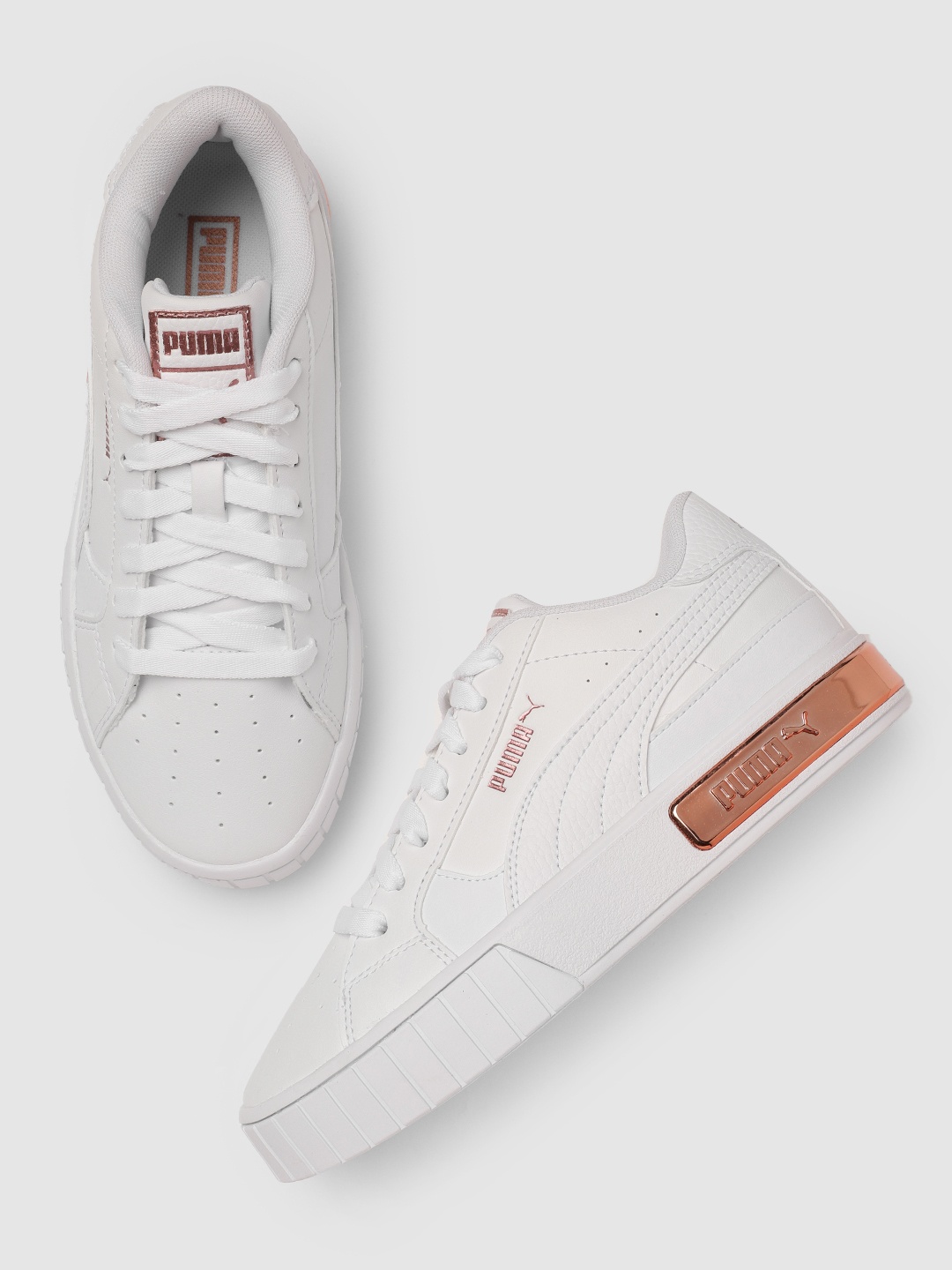 

Puma Women White Cali Star Glam Sneakers