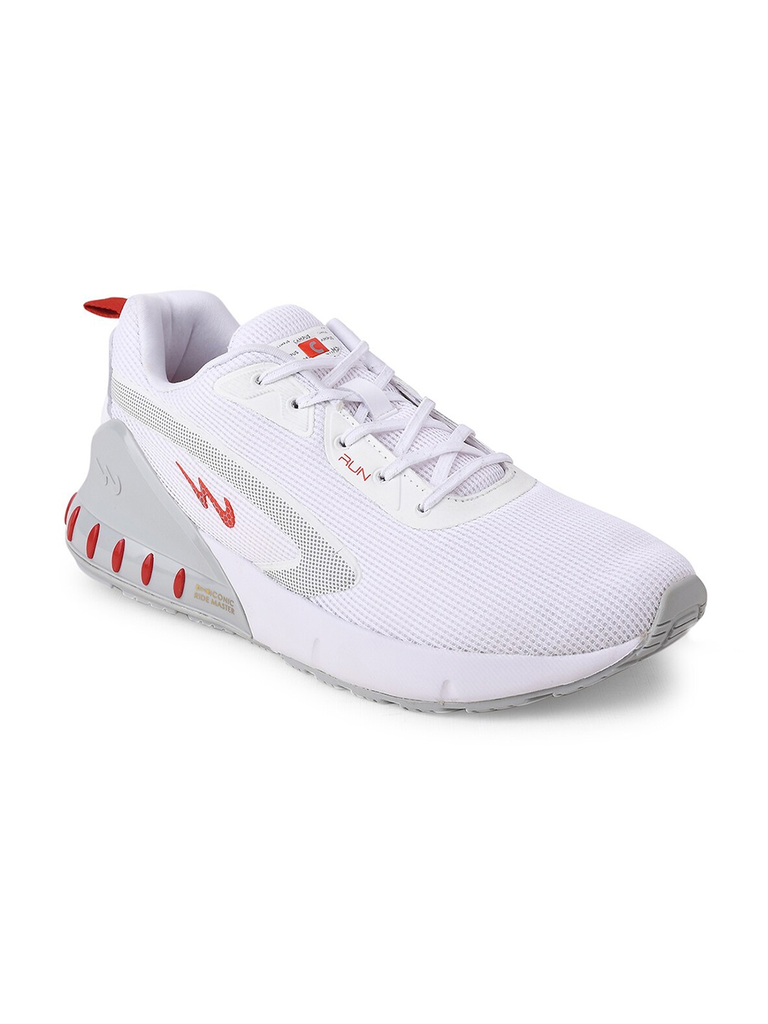

Campus Men White Mesh Running Shoes