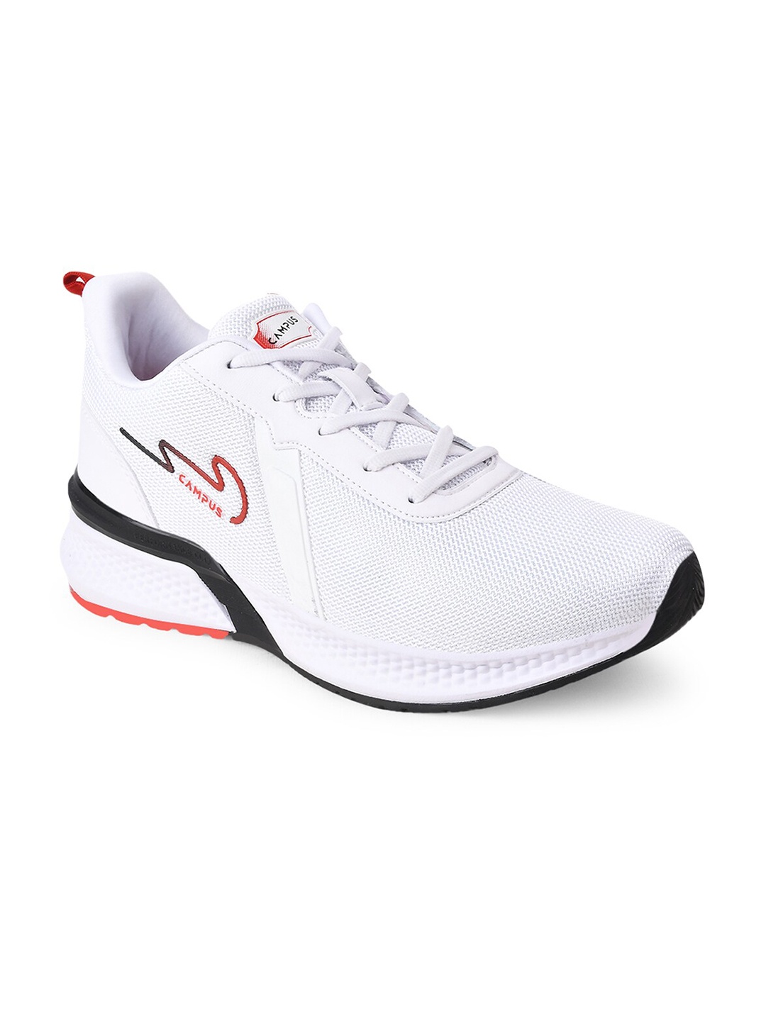 

Campus Men White Mesh Running Shoes
