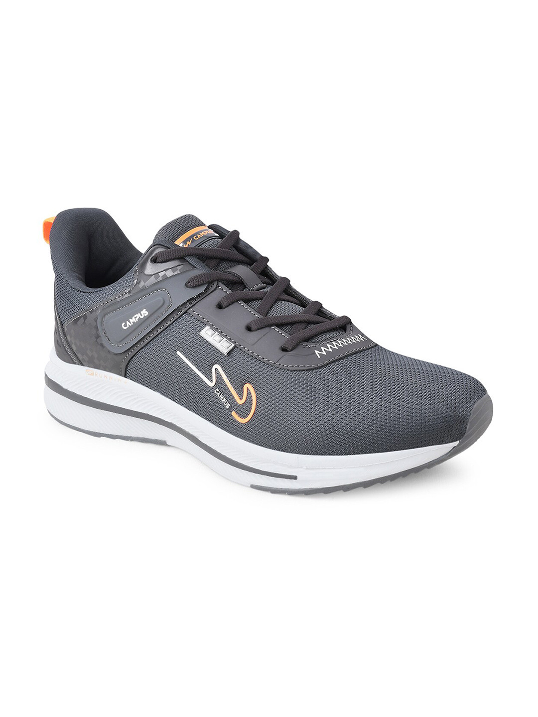

Campus Men Grey Mesh Running Shoes