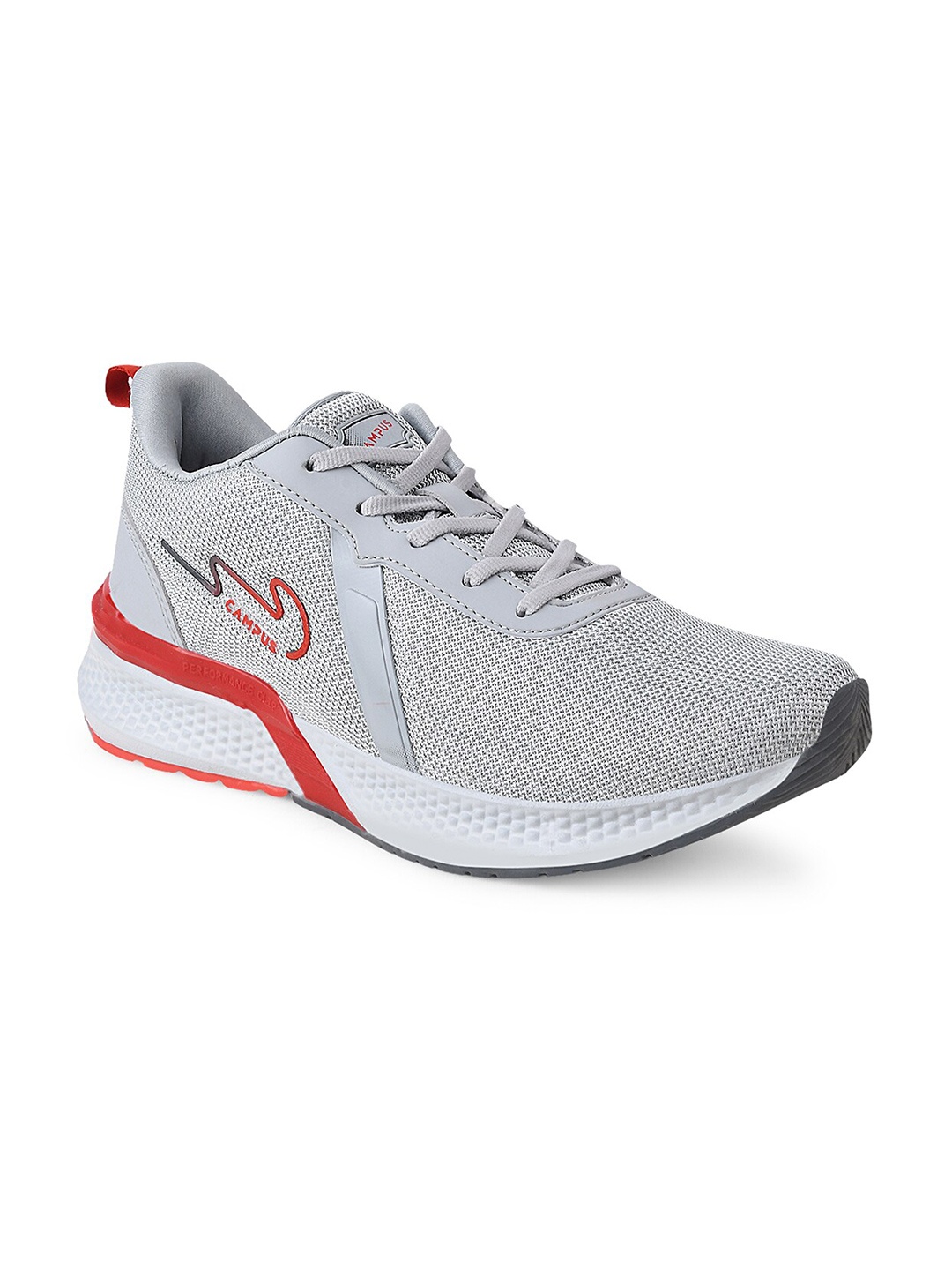 

Campus Men Grey Mesh Running Shoes