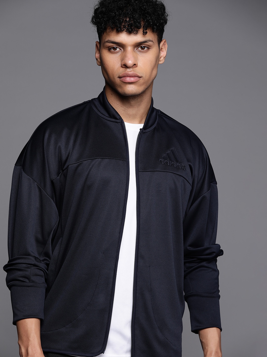 

ADIDAS IN SMU INT Track Jacket, Navy blue