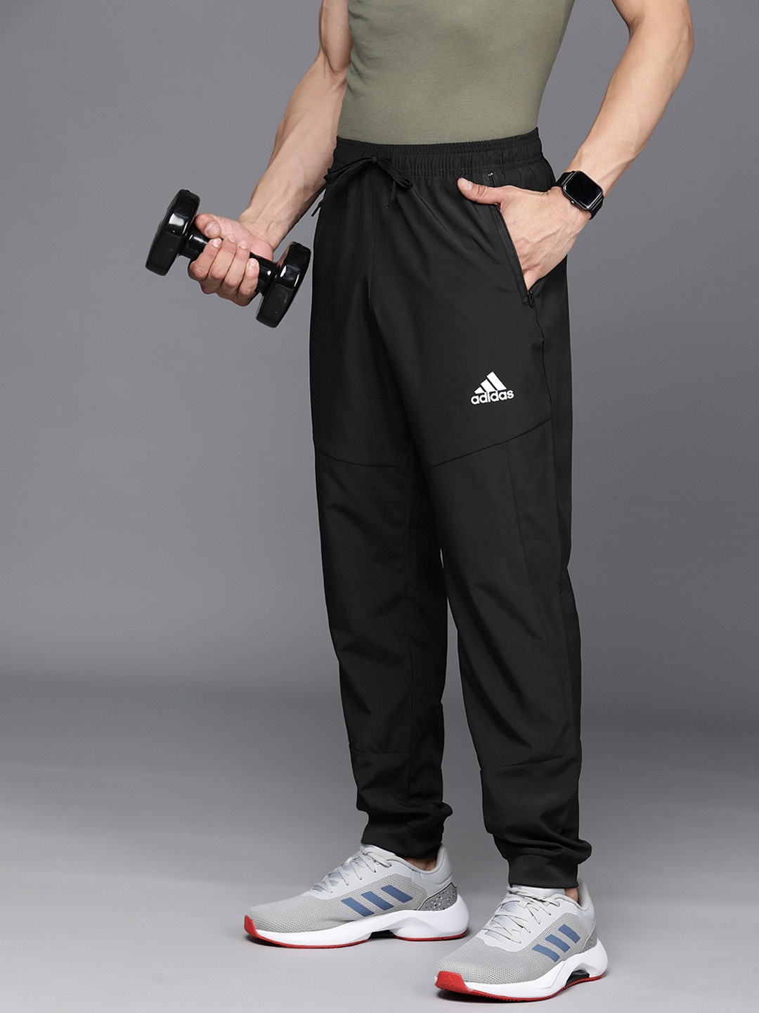 

ADIDAS Men IN SMU PT2 WV Aeroready Track Pants, Black