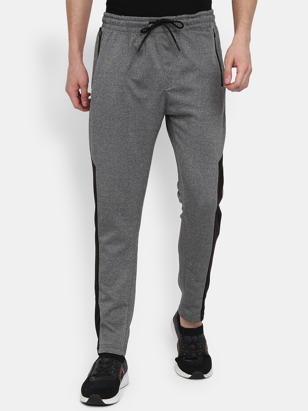 

V-Mart Men Grey Solid Joggers