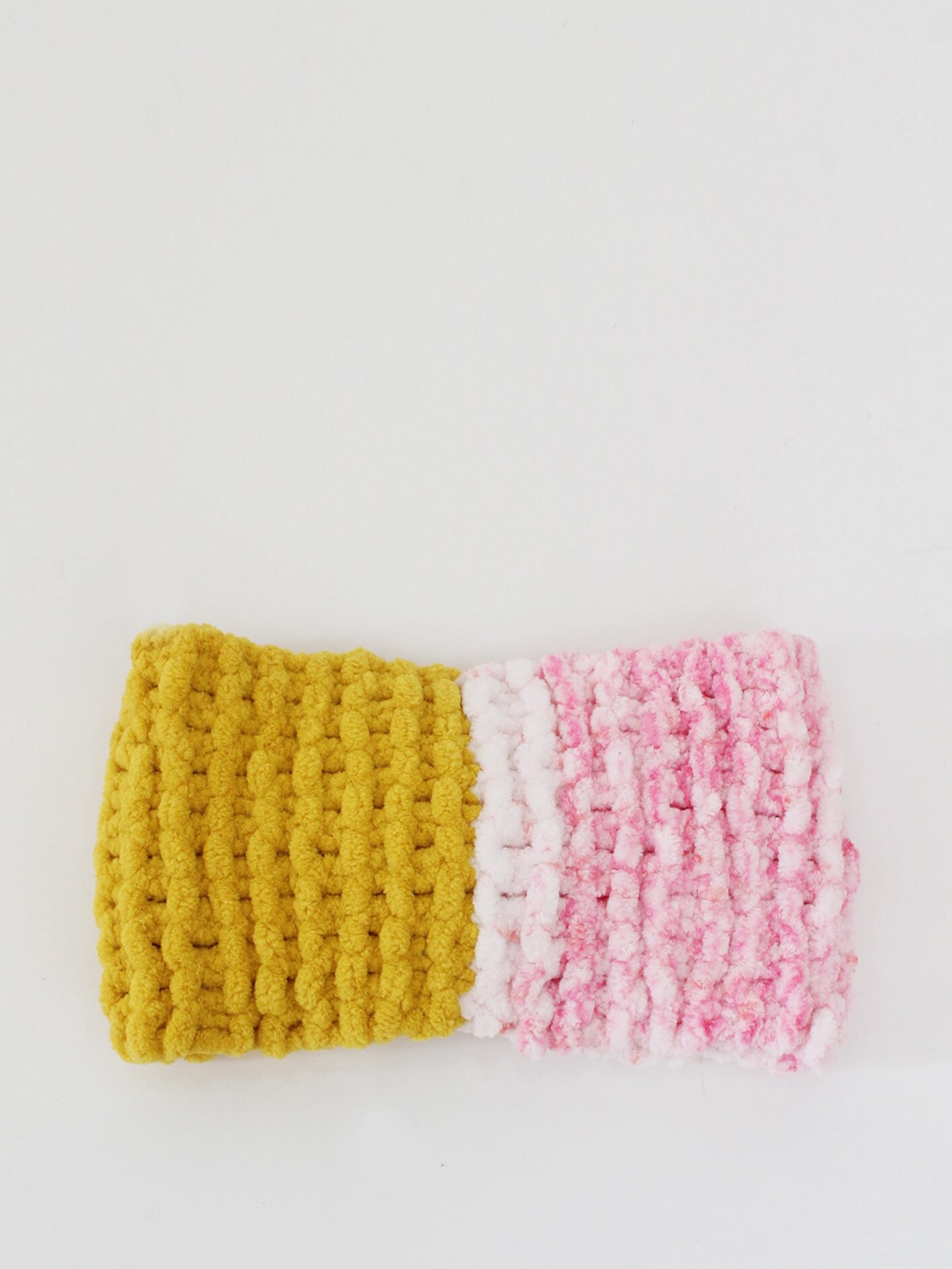 

Woonie Girls Yellow Twisted Bandana Headband