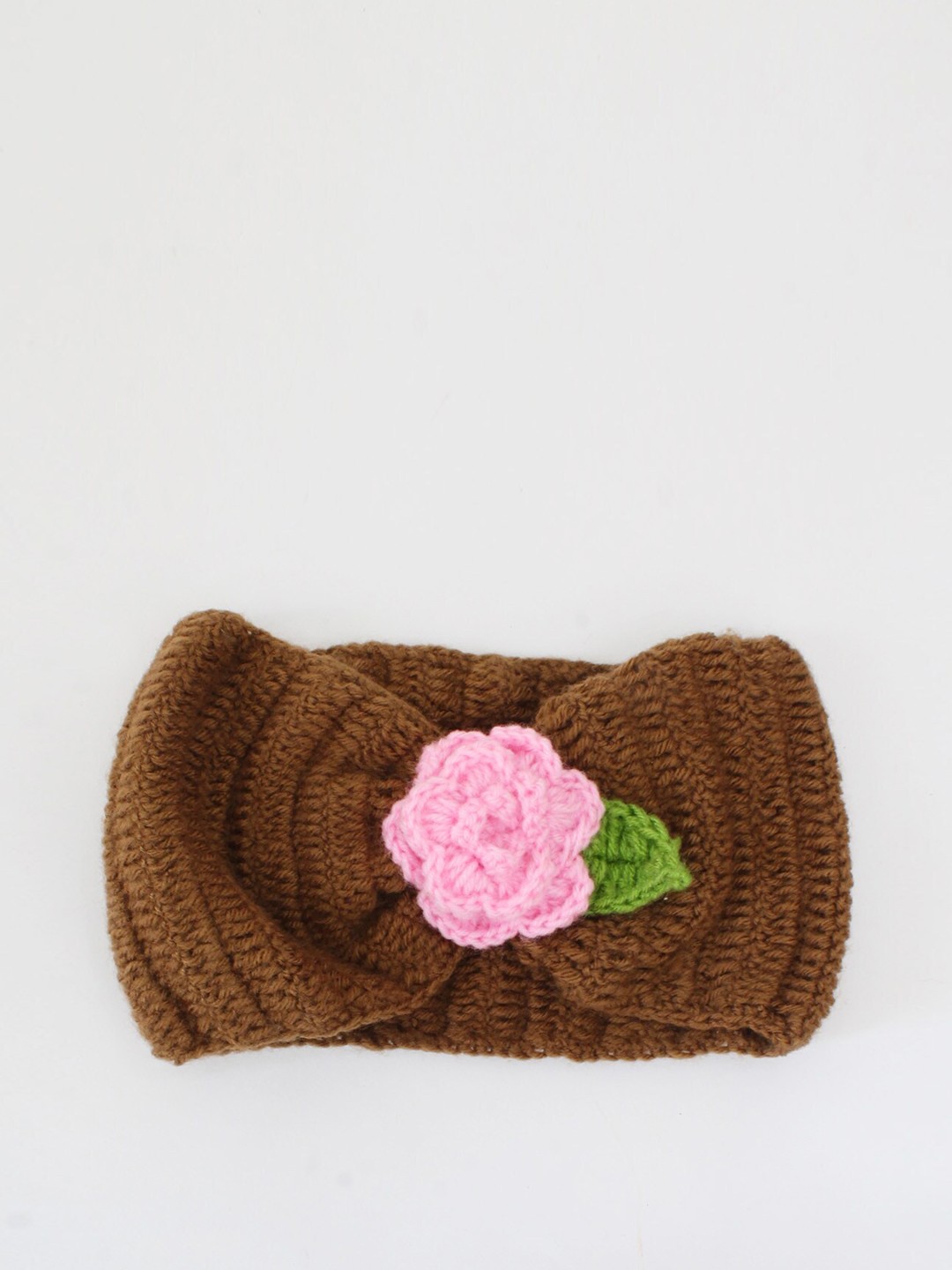 

Woonie Girls Brown Solid Headband