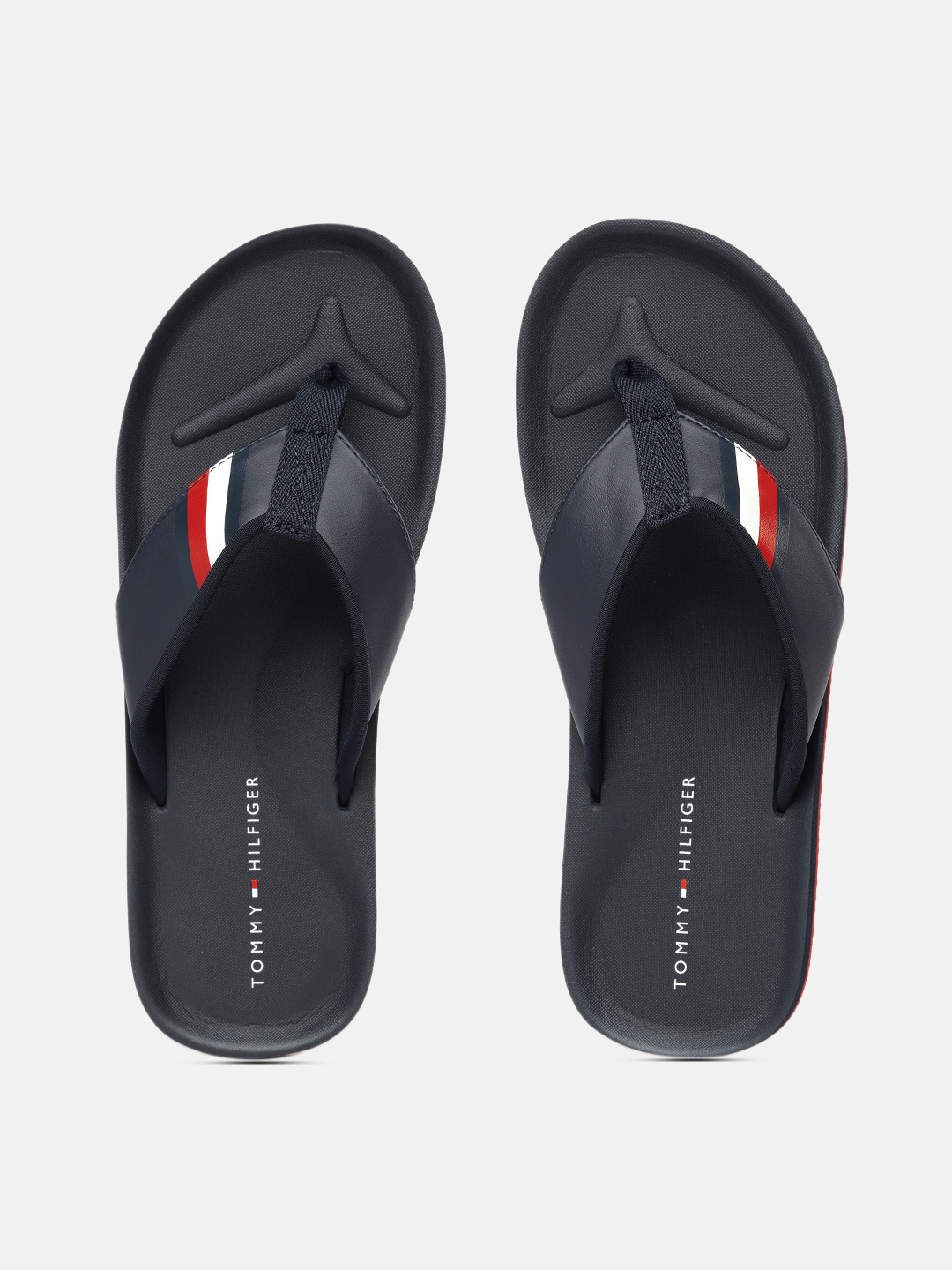 

Tommy Hilfiger Men Navy Blue Thong Flip-Flops