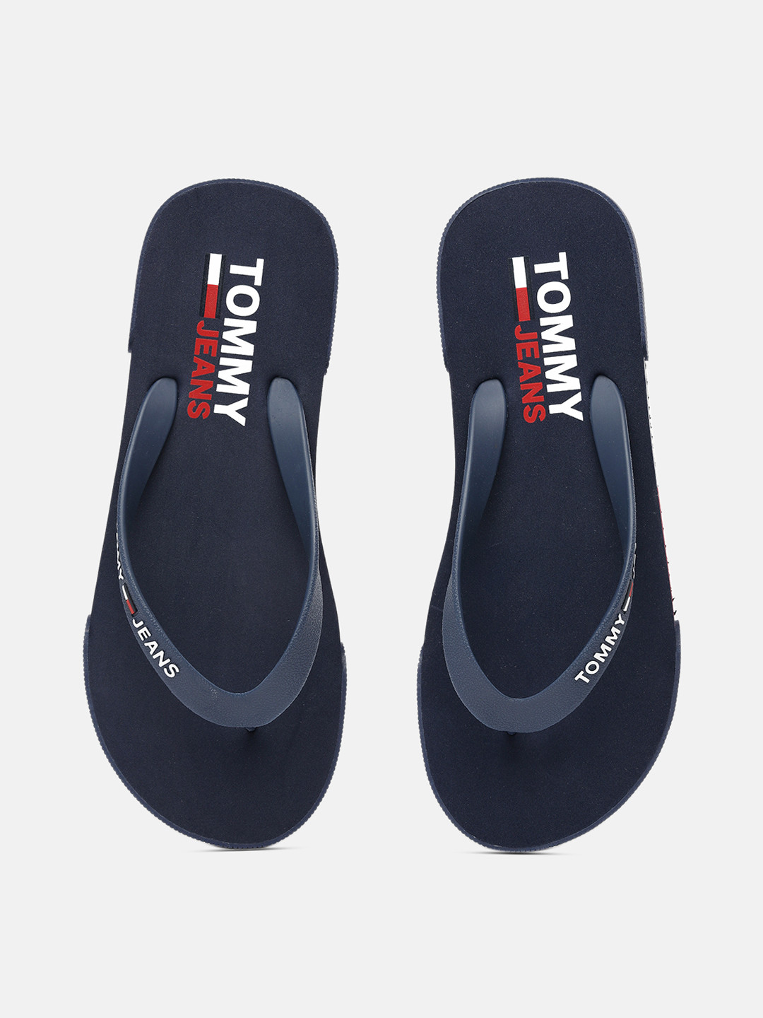 

Tommy Hilfiger Men Navy Blue Printed Thong Flip-Flops