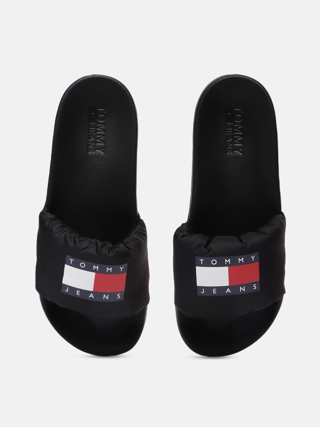 

Tommy Hilfiger Men Black Printed Sliders