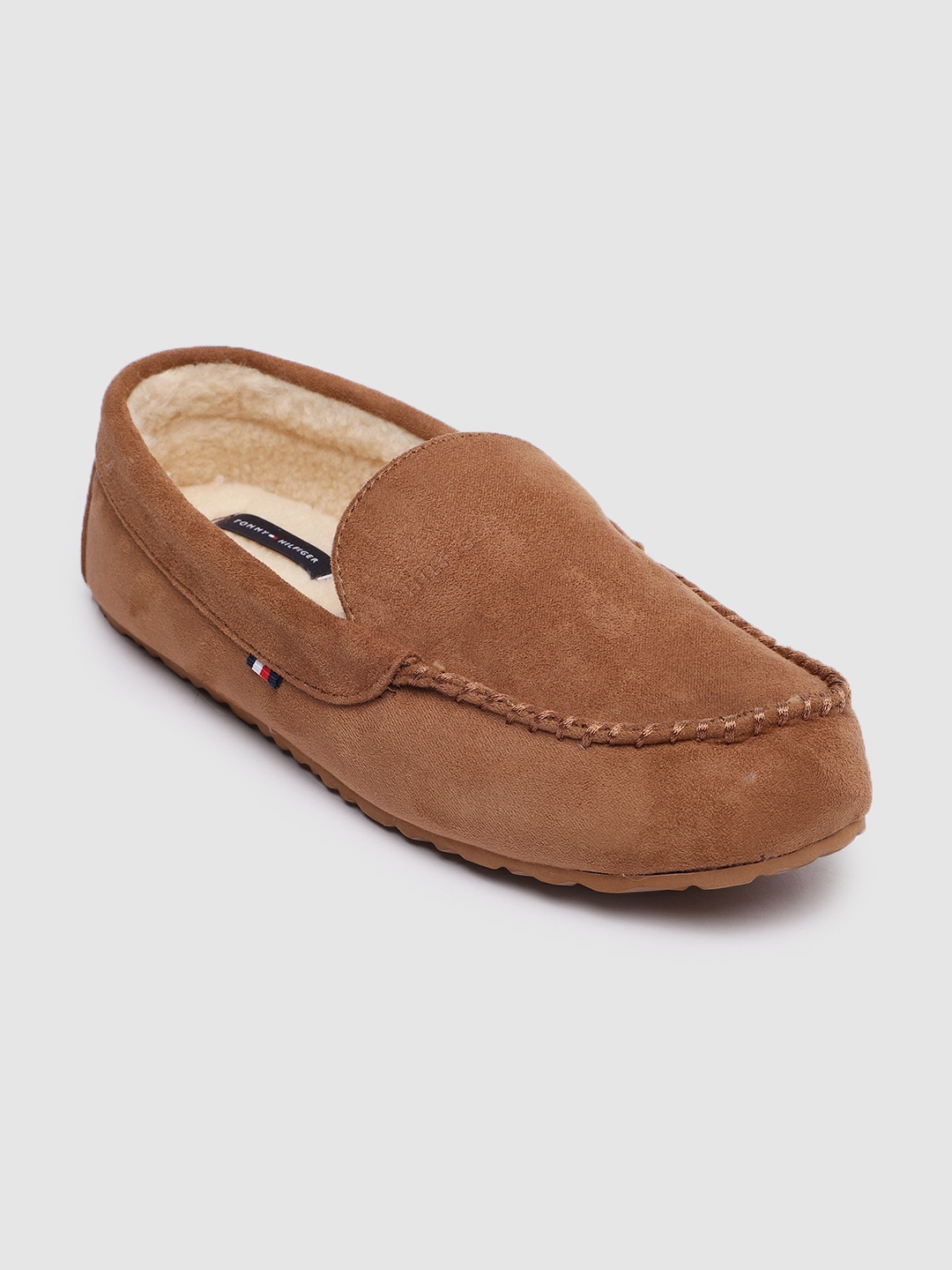 

Tommy Hilfiger Men Brown Solid Loafers