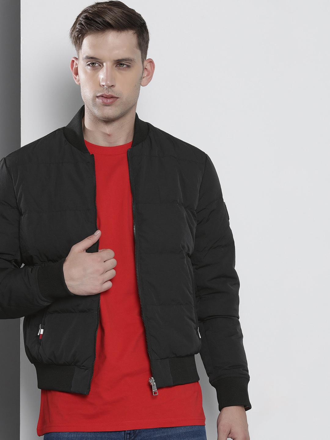 

Tommy Hilfiger Reversible Bomber Jacket, Black