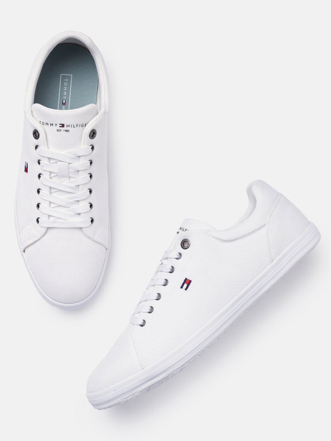 

Tommy Hilfiger Men White ICONIC VULC Sneakers