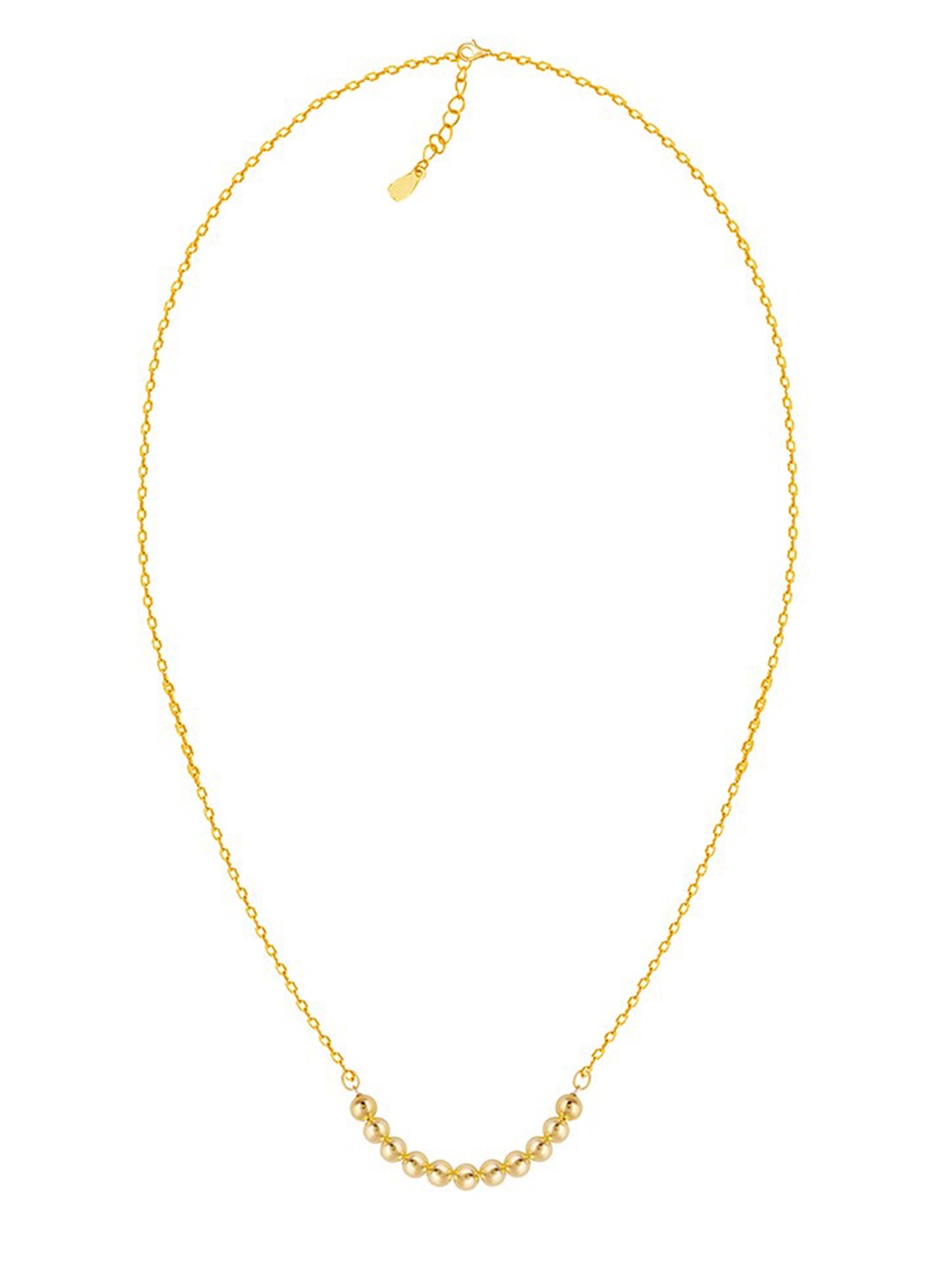 

GIVA 925 Sterling Silver 18k Gold Plated Dewdrops Necklace