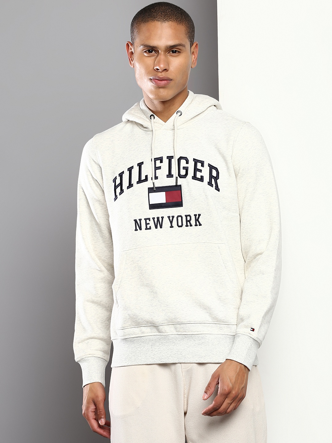 

Tommy Hilfiger Men Printed Hooded Sweatshirt, Multi