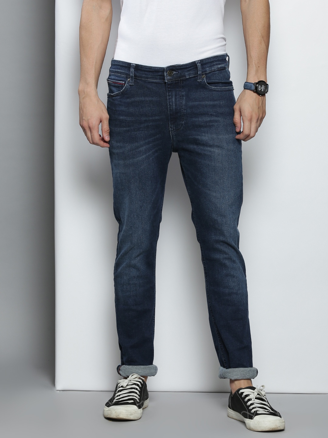 

Tommy Hilfiger Men Blue Skinny Fit Light Fade Stretchable Jeans