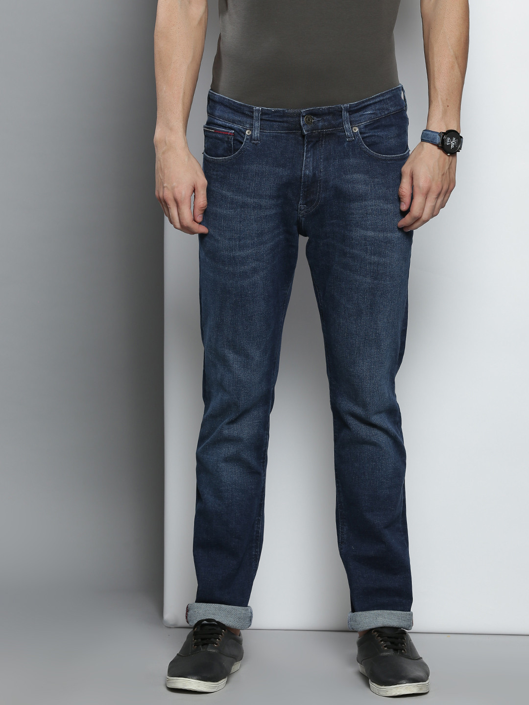

Tommy Hilfiger Men Blue Slim Fit Light Fade Stretchable Jeans