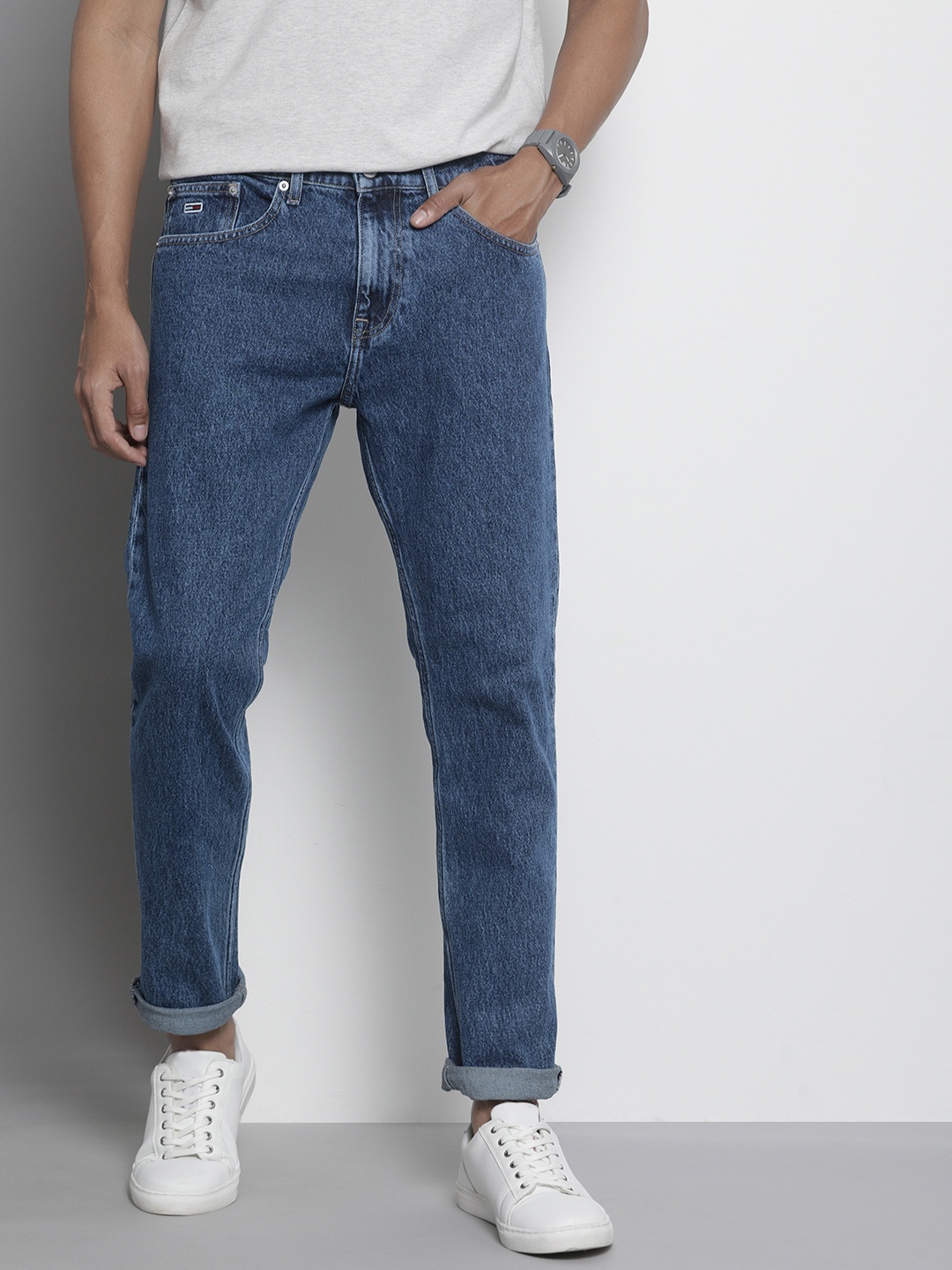 

Tommy Hilfiger Men Blue Austin Slim Fit Mid Rise Stretchable Jeans