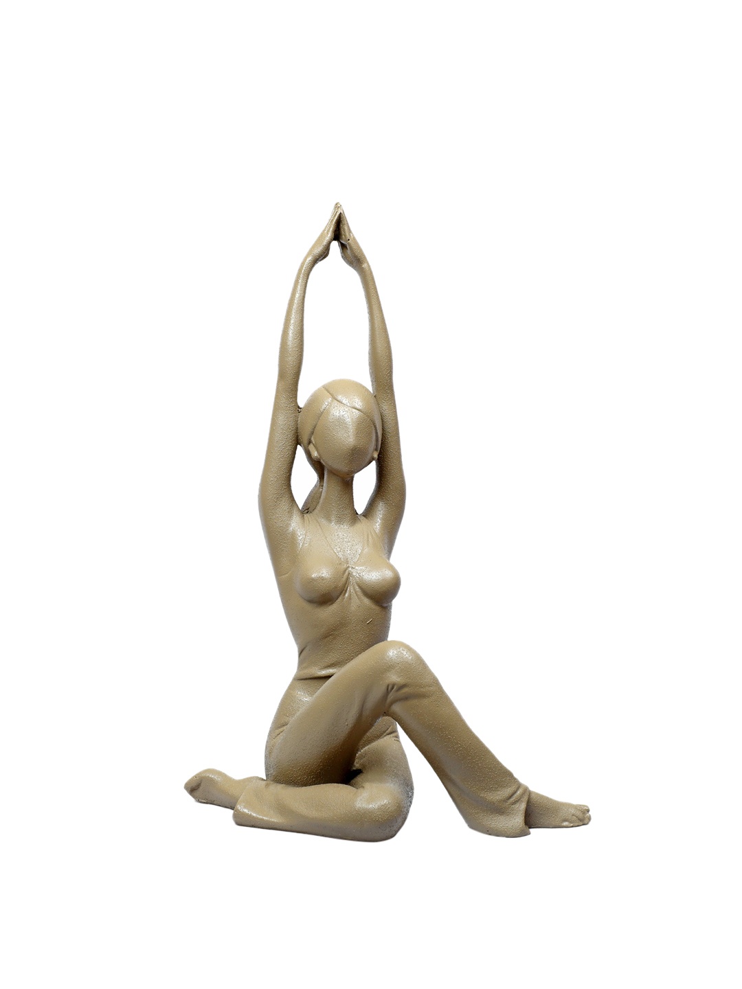 

TANSHA QUO Beige Yoga Lady Showpieces
