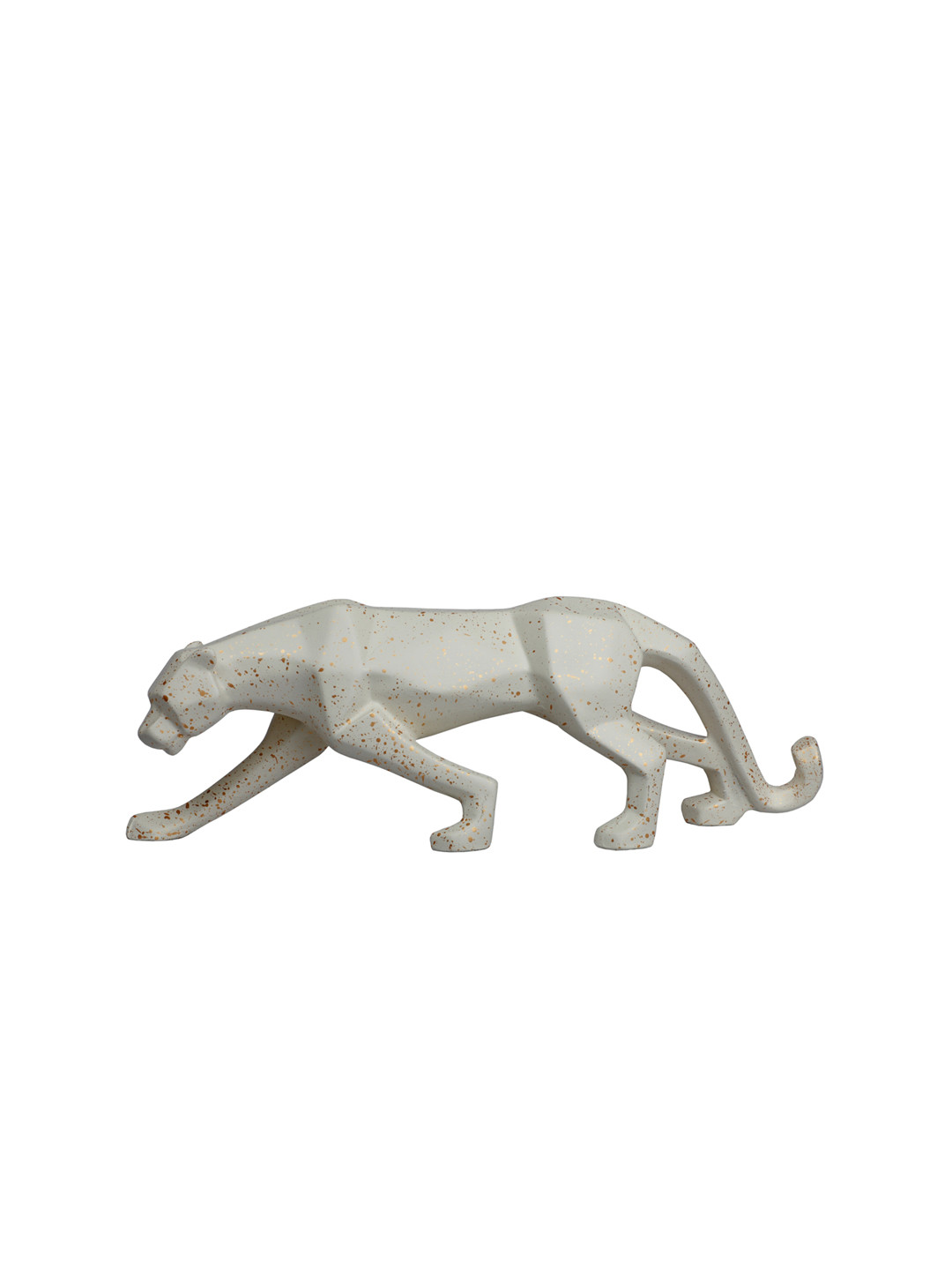 

TANSHA QUO White & Gold-Coloured Leopard Showpieces
