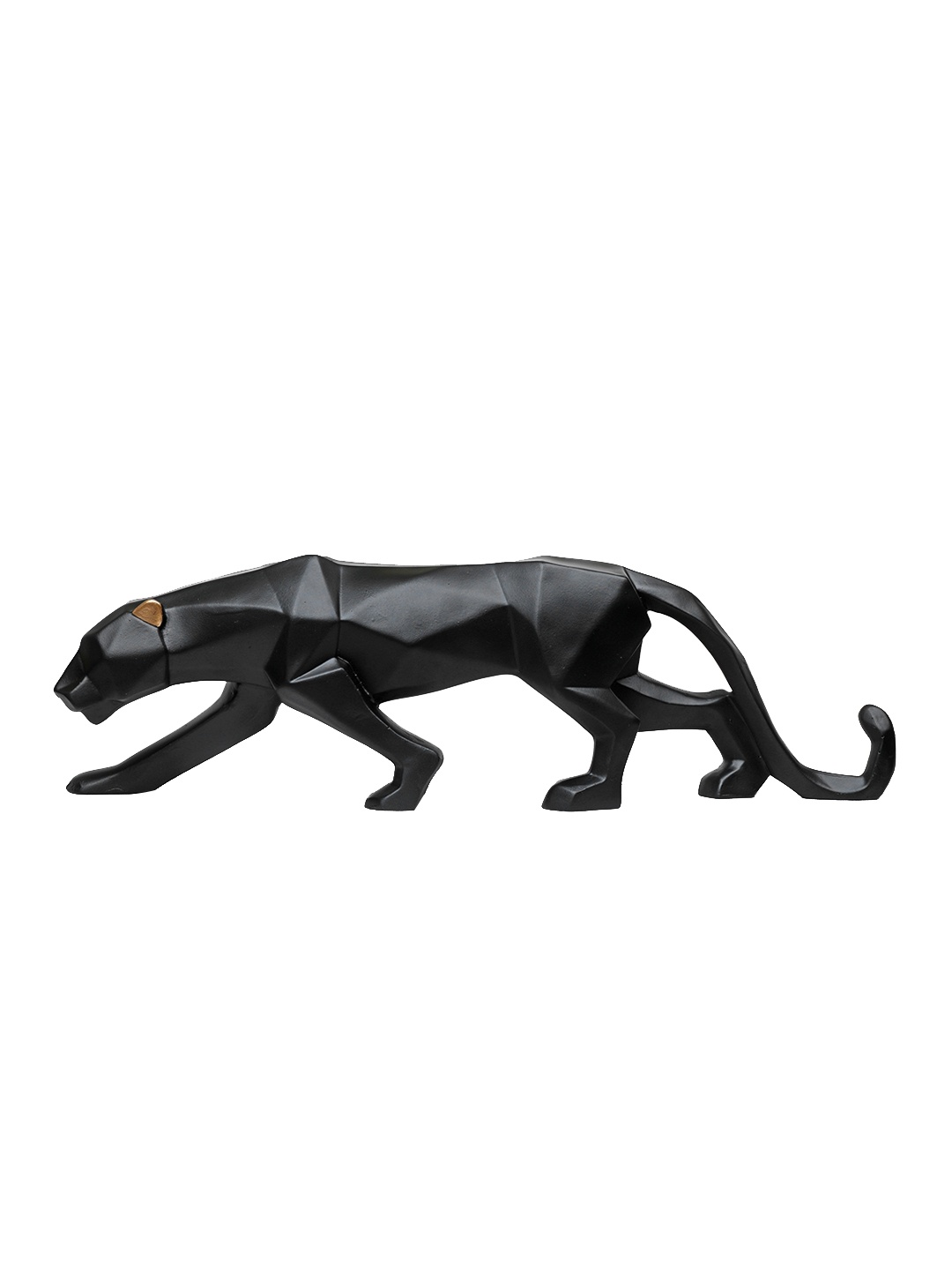 

TANSHA QUO Black Solid Geometrical Panther Showpiece