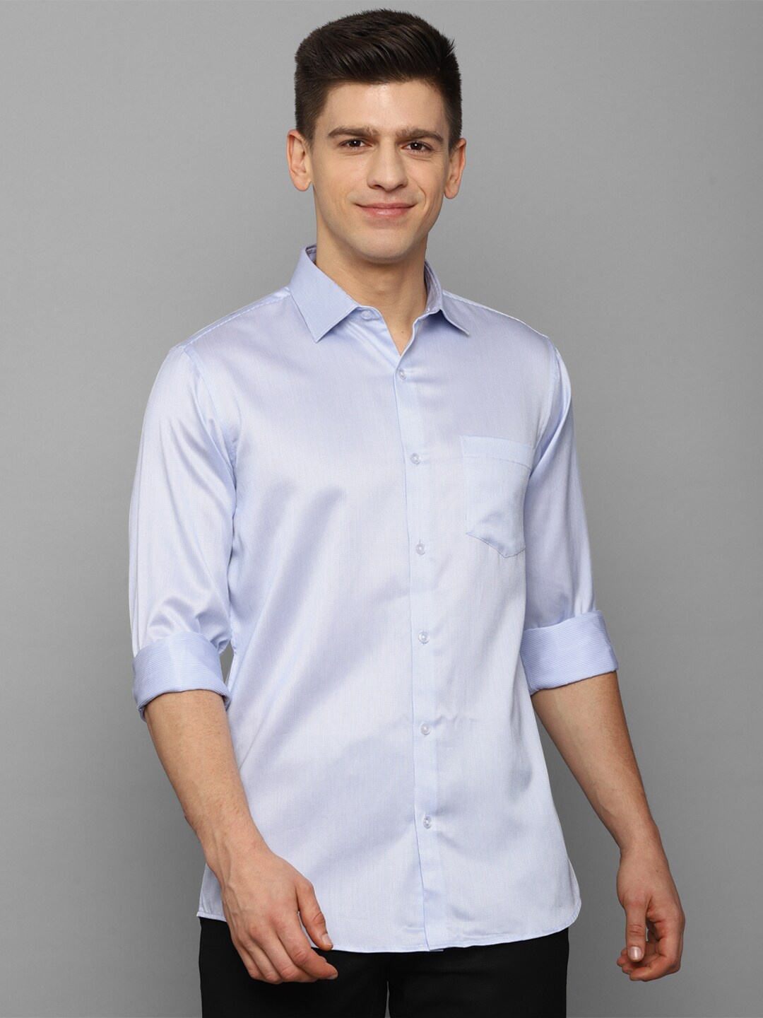 

Allen Solly Men Blue Slim Fit Casual Shirt