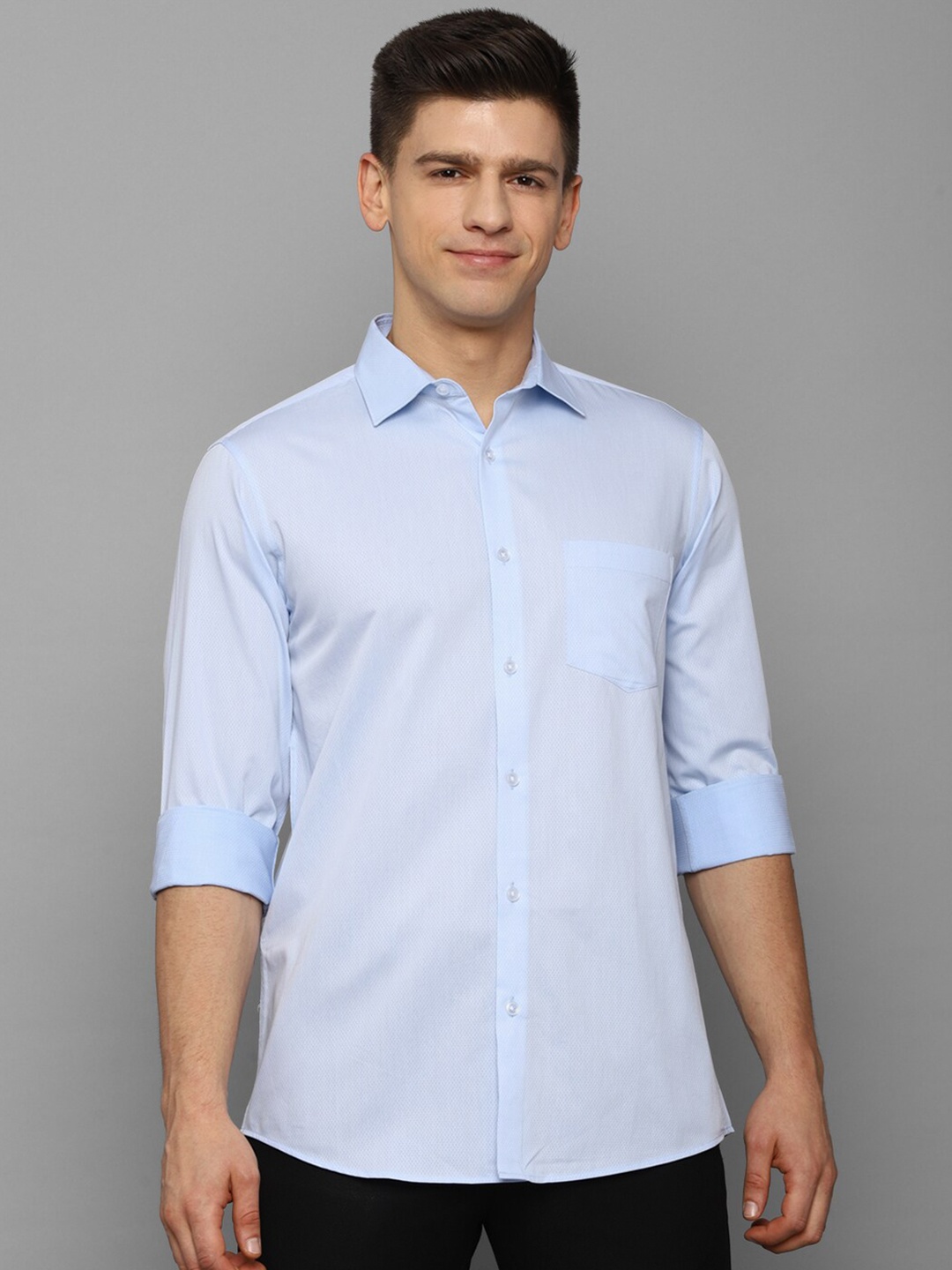 

Allen Solly Men Blue Slim Fit Casual Shirt