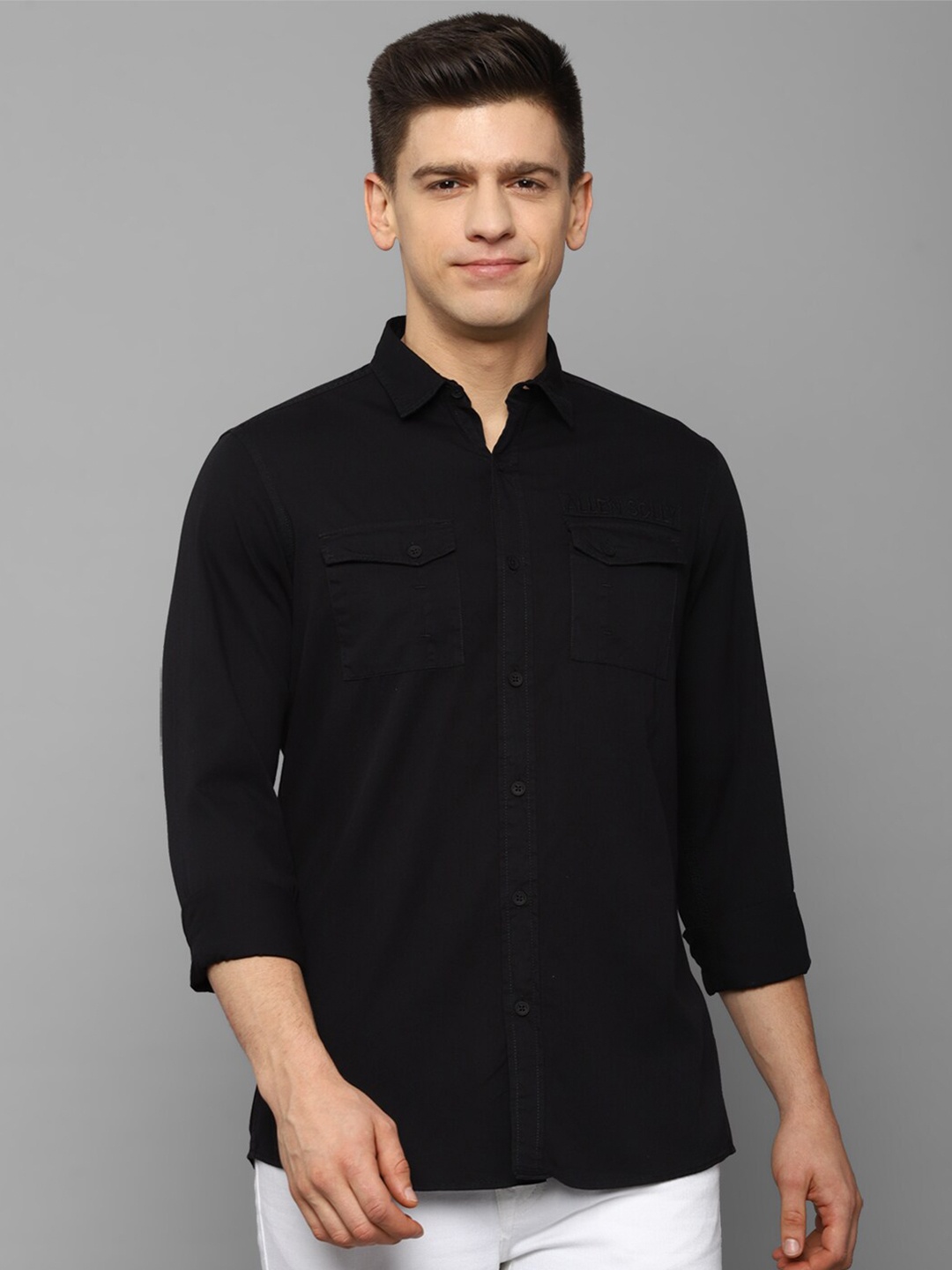 

Allen Solly Sport Men Black Casual Shirt