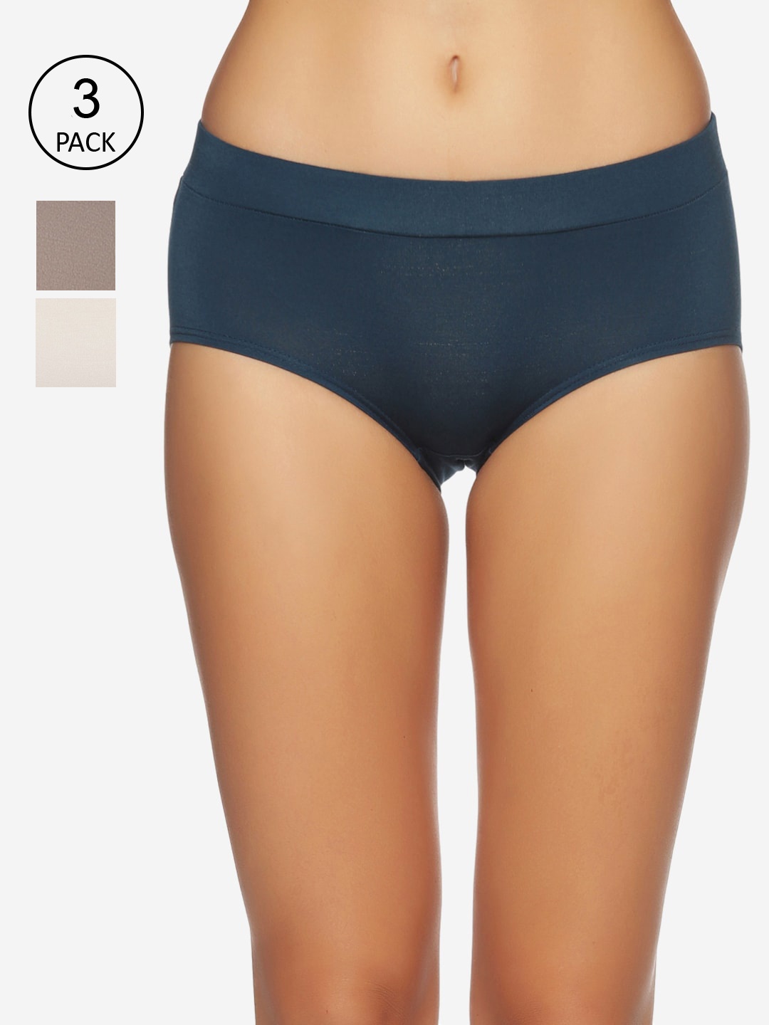 

Tailor & Circus Pack Of 3 Assorted Anti-Bacterial Hipster Brief