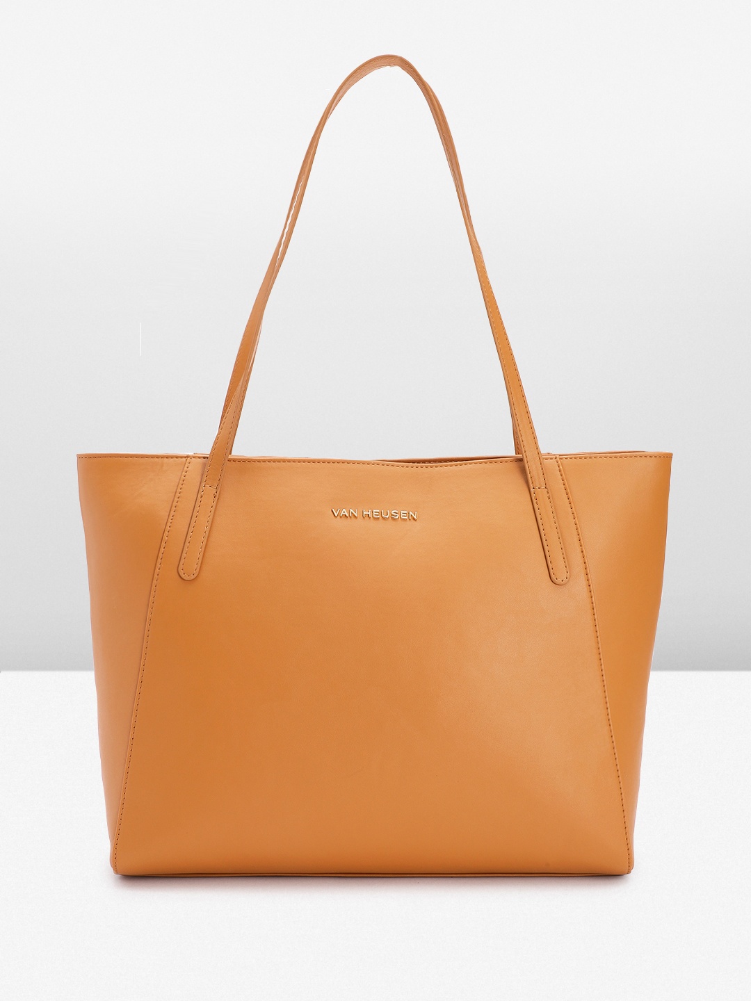 

Van Heusen Solid Shoulder Bag, Tan