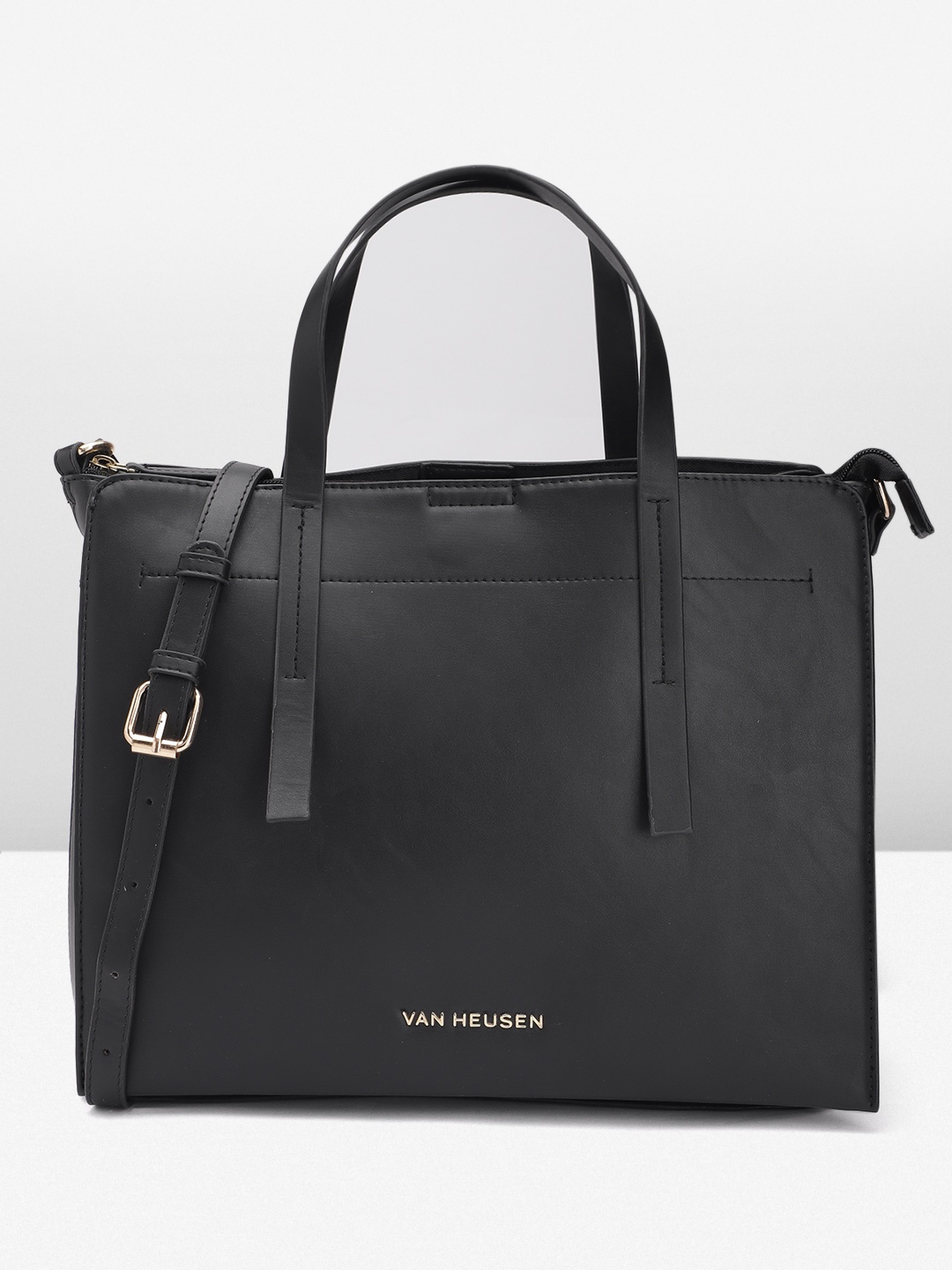 

Van Heusen Structured Handheld Bag, Black
