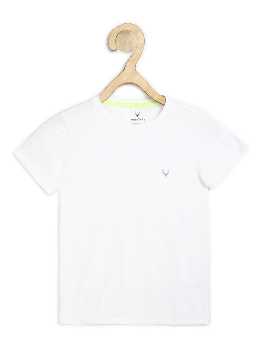 

Allen Solly Junior Boys White Drop-Shoulder Sleeves T-shirt