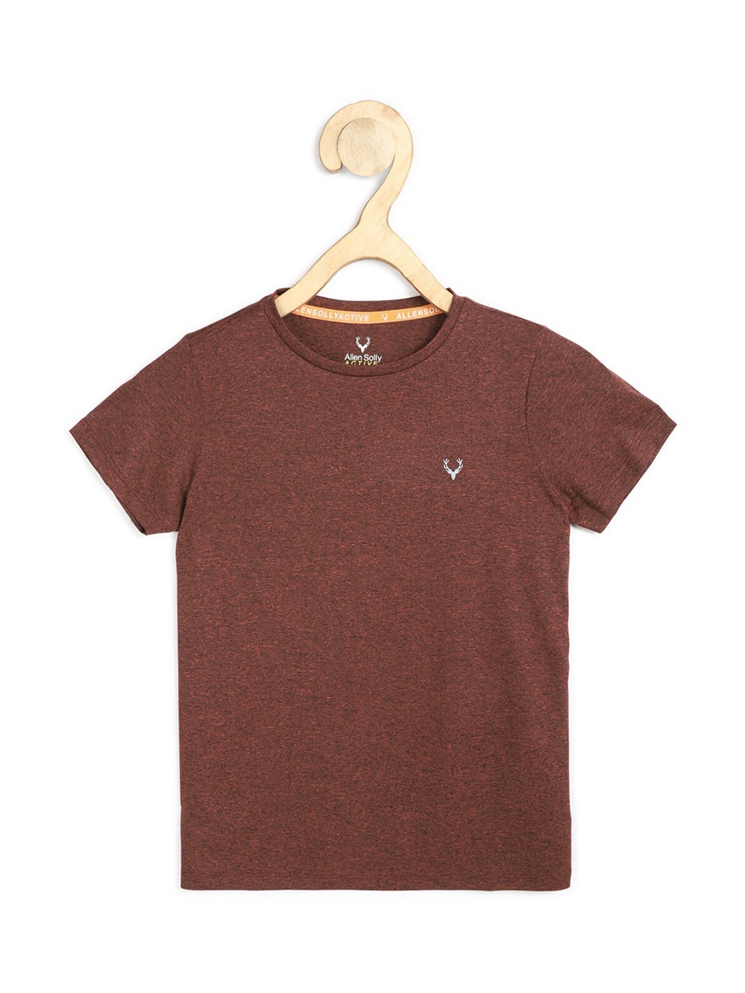 

Allen Solly Junior Boys Maroon Extended Sleeves T-shirt